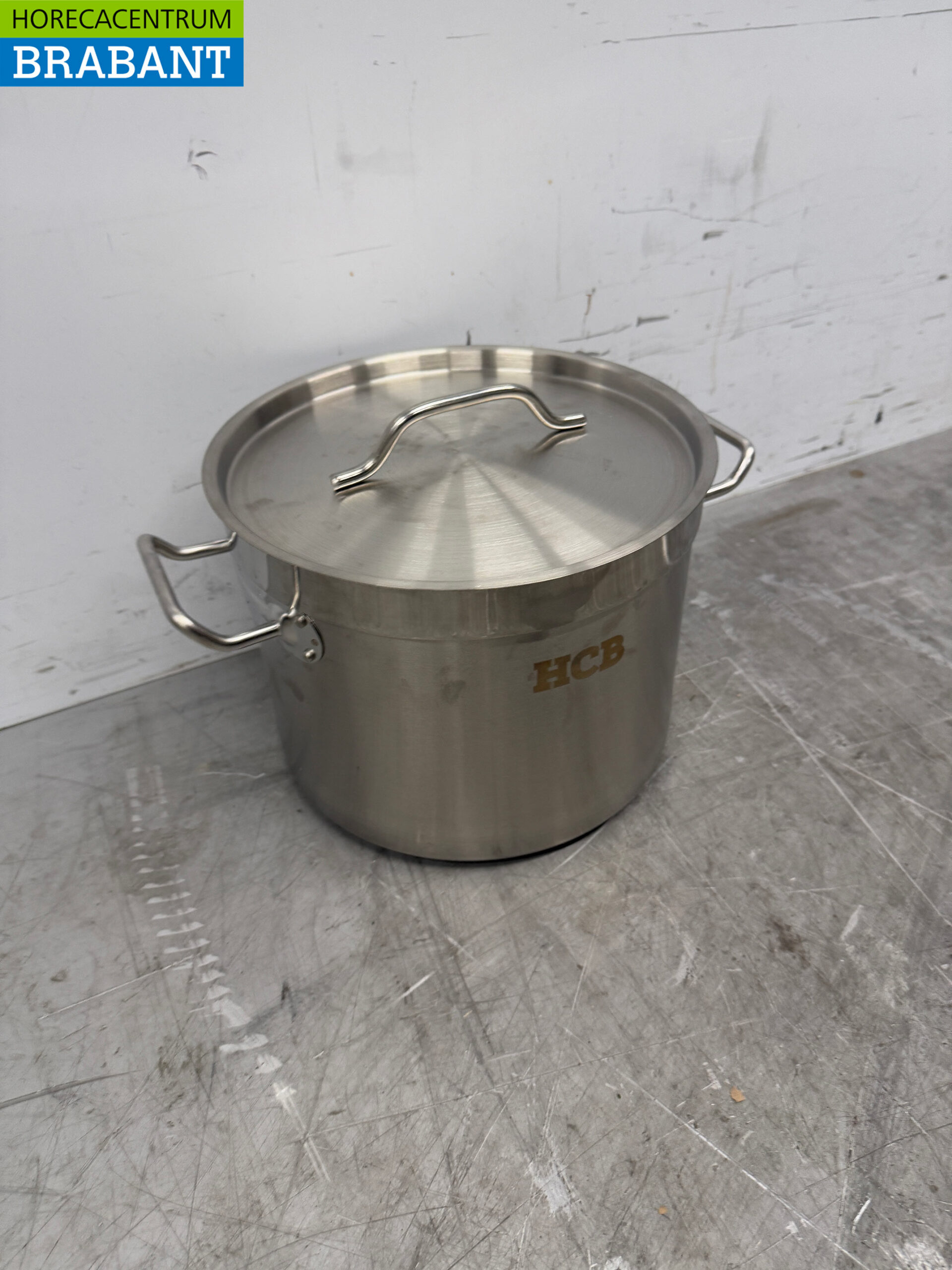 Stainless steel HCB Soup Pan Cooking Pan Induction 20 x 12 cm 4 liter Horeca - Image 3