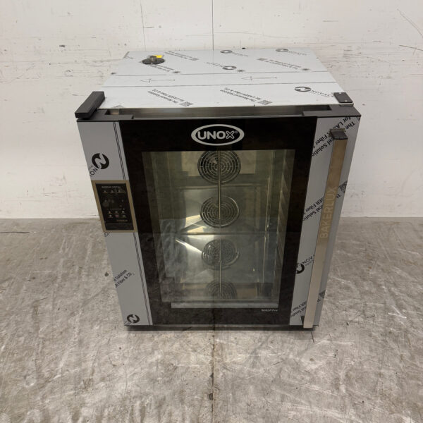 Stainless steel Unox Bakerlux Hot air oven with moisture injection 10 x 60/40 cm 400V Horeca