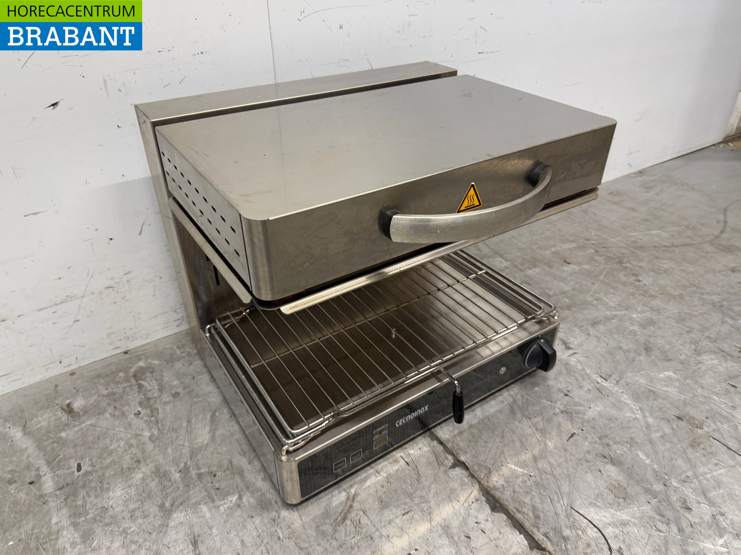 Stainless steel Tecnoinox Ceramic Salamander 60 cm 400V Horecca - Image 3