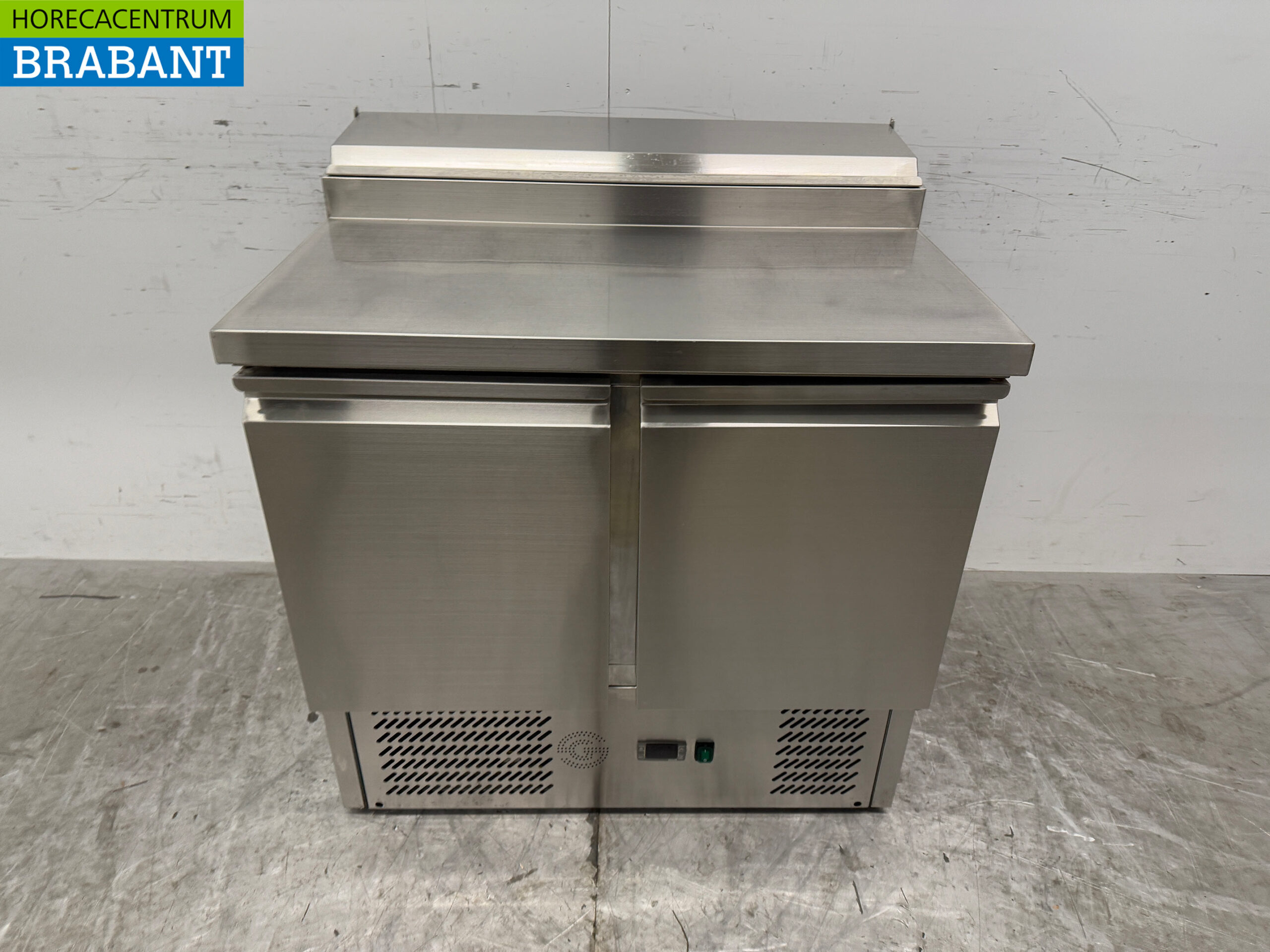 Stainless steel Saladette 2 Doors 90,5 cm 230V Horeca