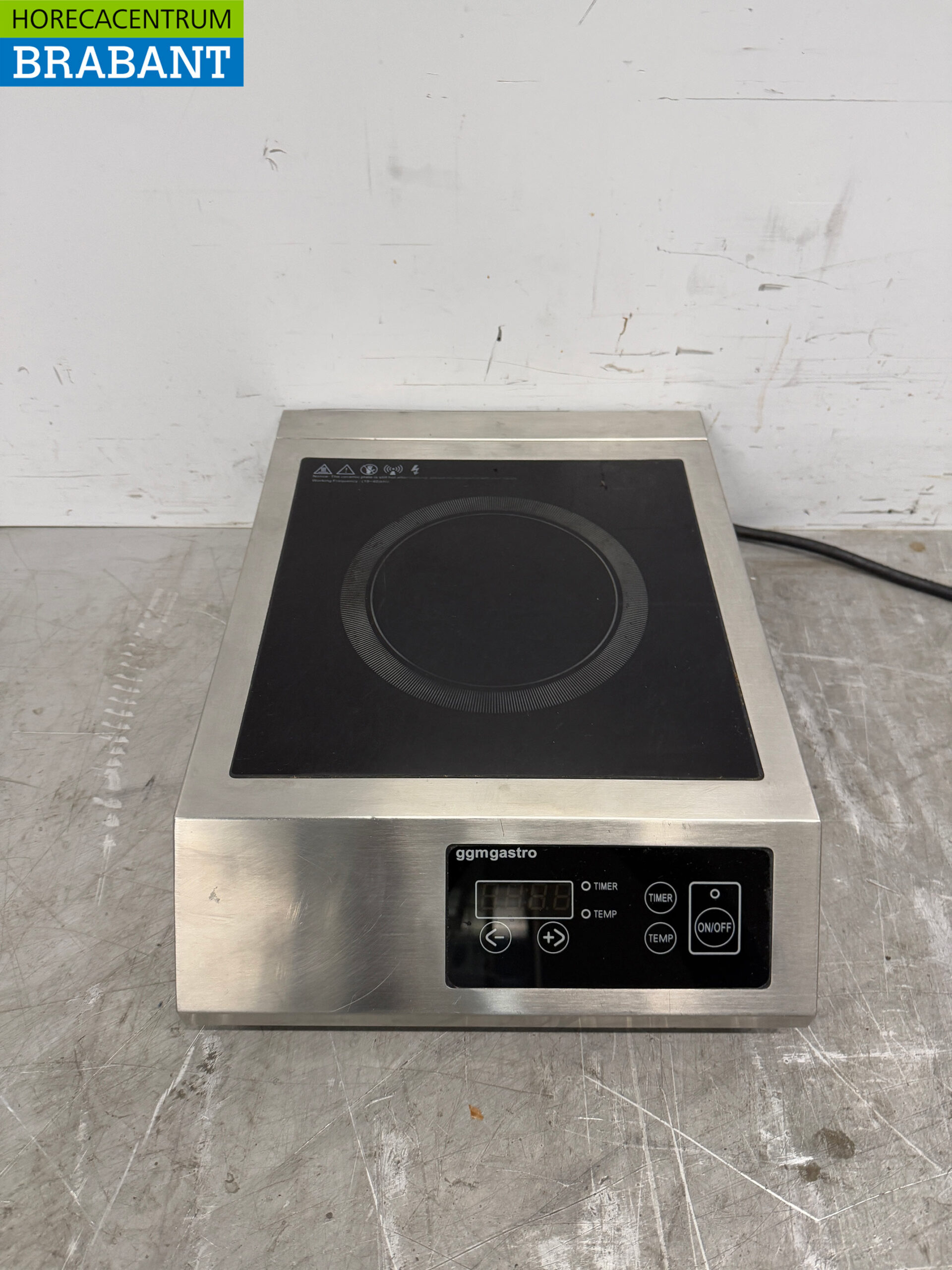 Stainless steel Induction Hob 3.5 kW 230V Horeca