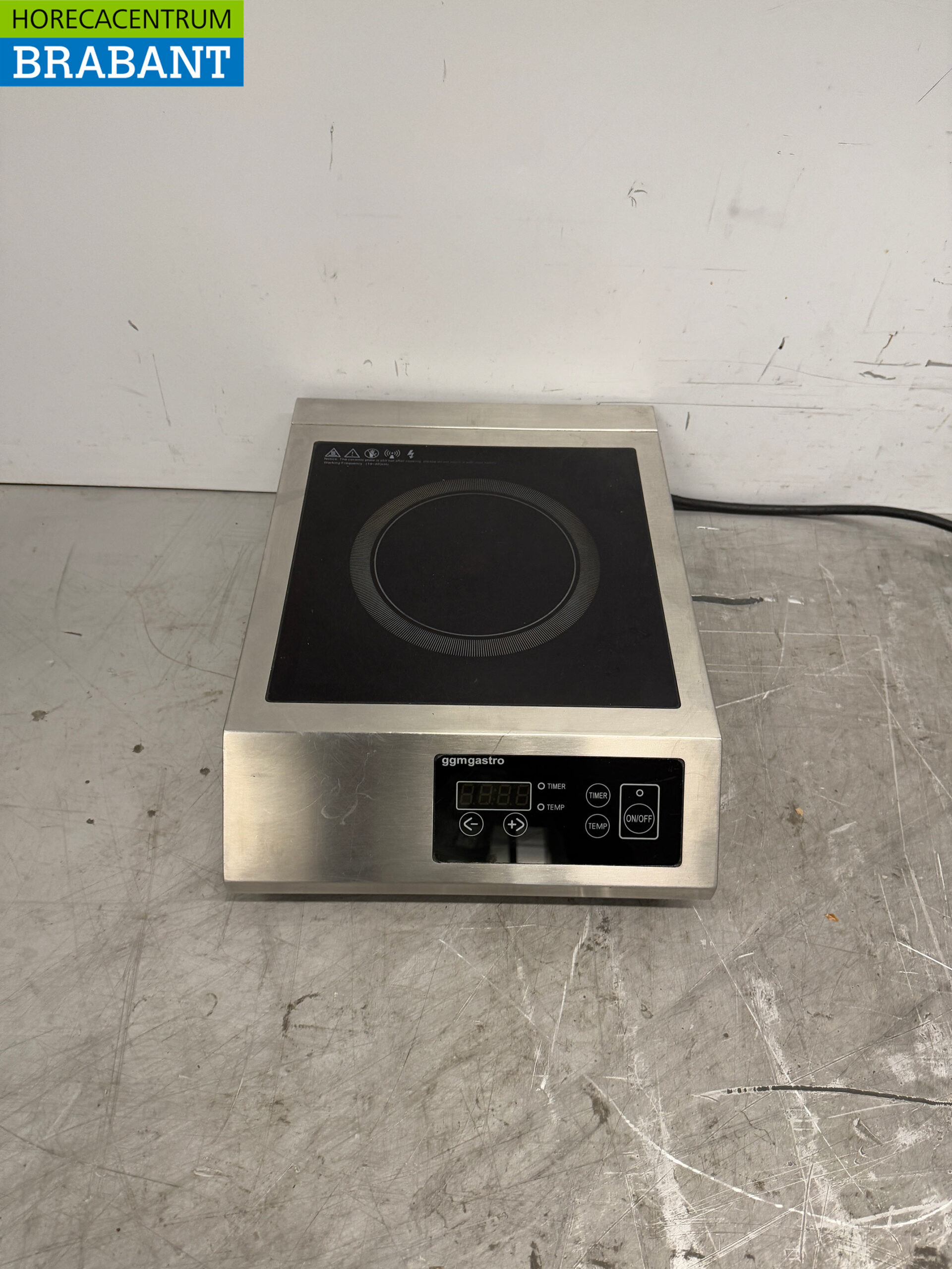 Stainless steel Induction Hob 3.5 kW 230V Horeca