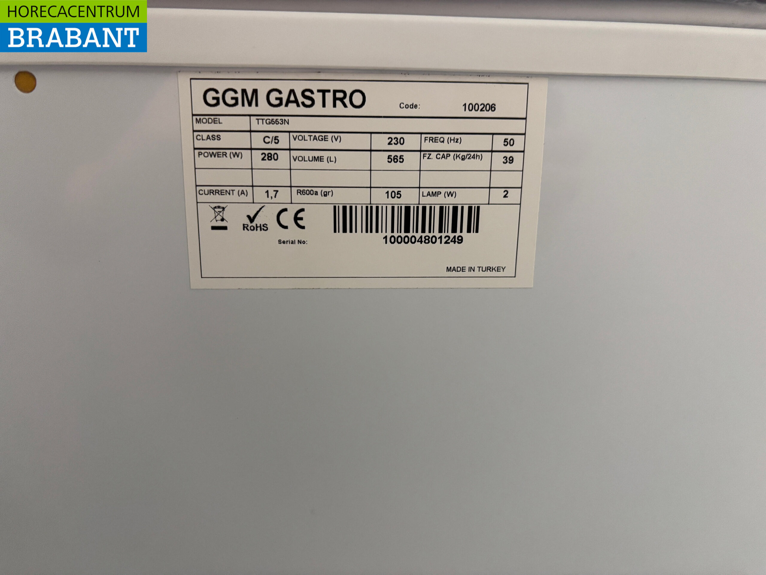 Freezer Chest Freezer with Folding Lid 565 liters 230V Horeca - Image 6