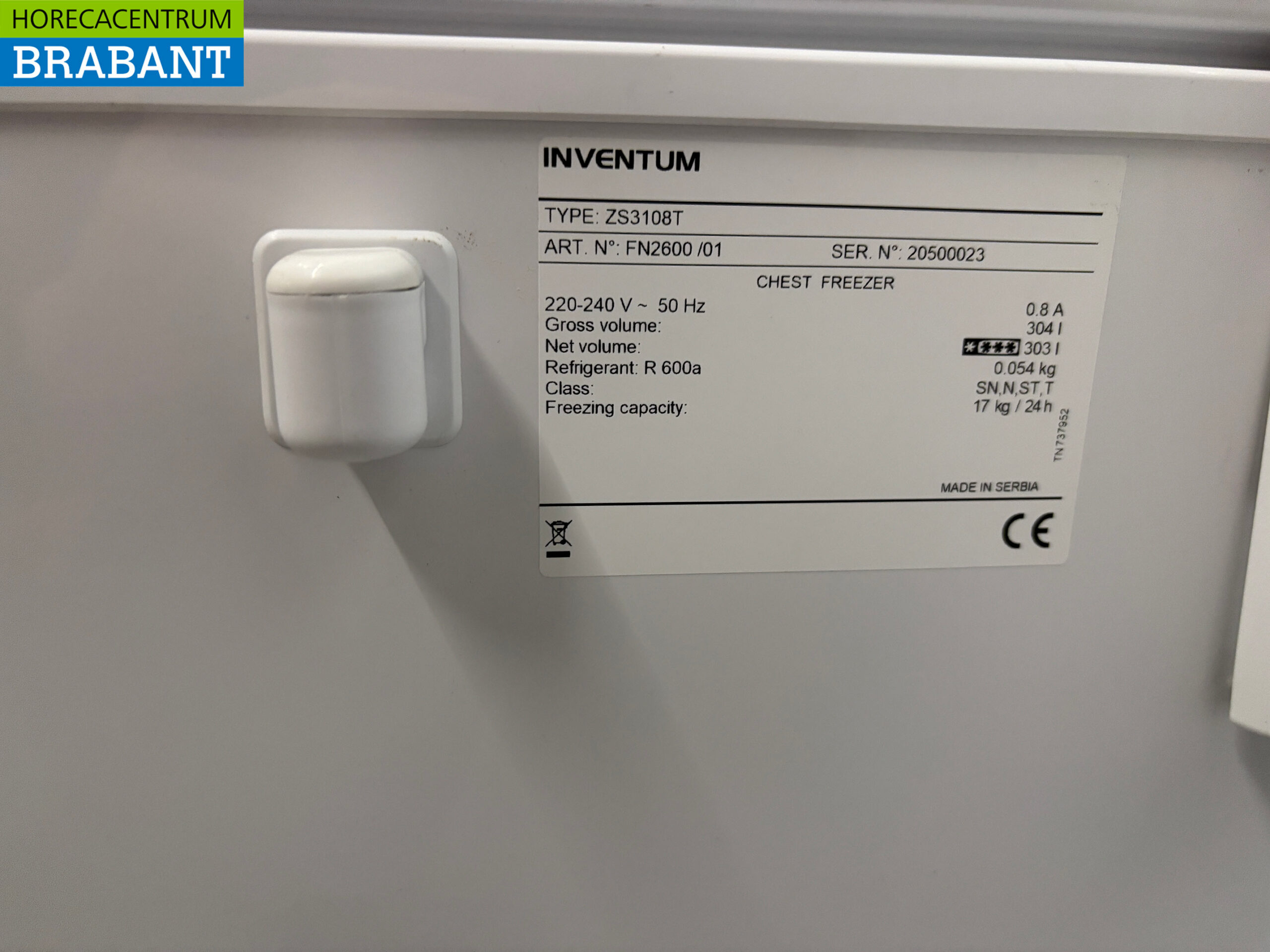 Inventum Freezer Chest Freezer With Folding Lid 304 liters 230V Horeca - Image 7