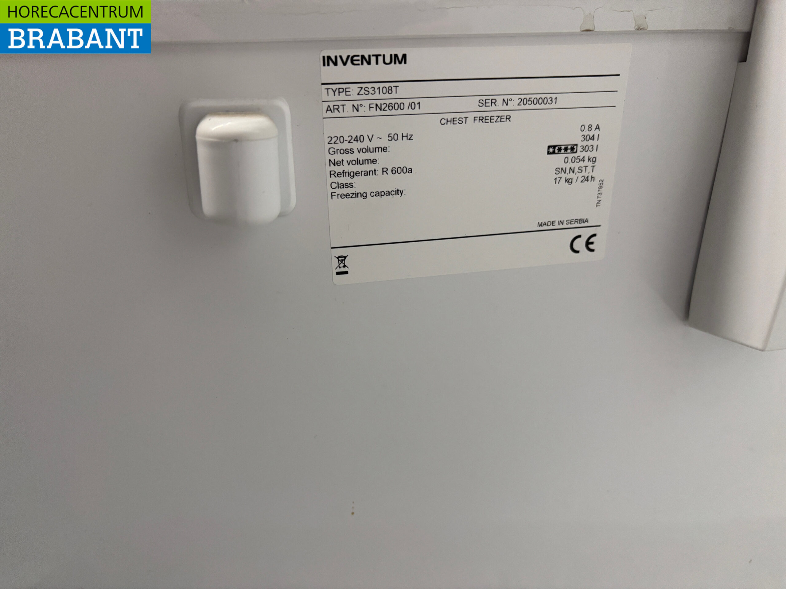 Inventum Freezer Chest Freezer with Folding Lid 304 liters 230V Catering - Image 7