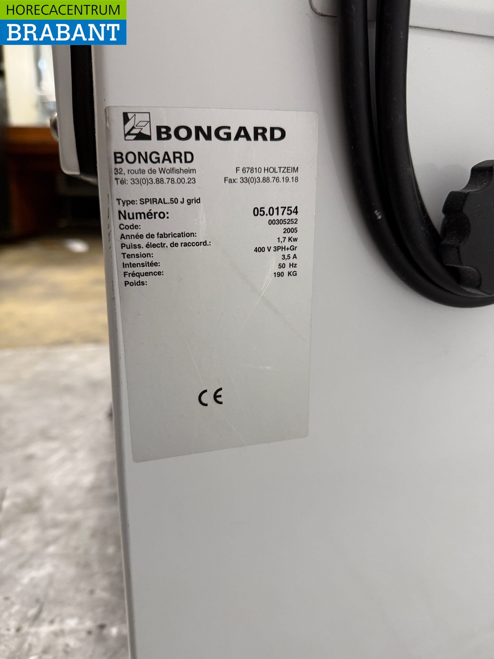 Bongard Spiral Cutter 50 liters 400V Catering Bakery - Image 6
