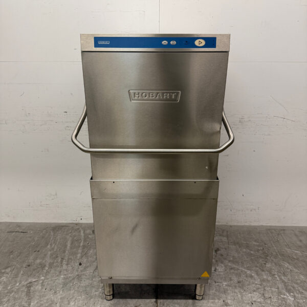 Stainless steel Hobart Sliding dishwasher with Drain Pump 400V Catering