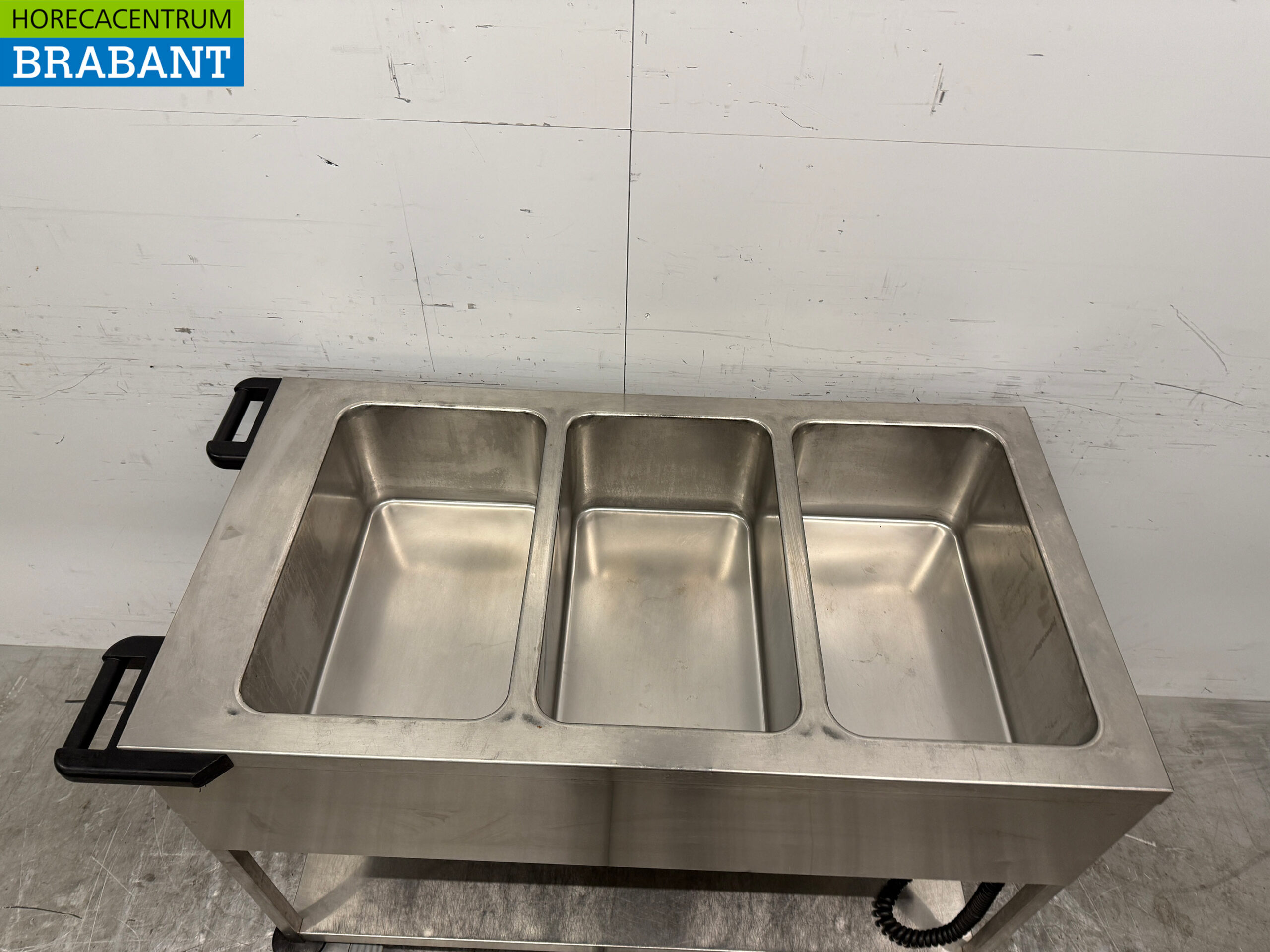 Stainless steel Hupfer Bain Marie Cart 3 x 1/1 GN 230V Horeca - Image 4