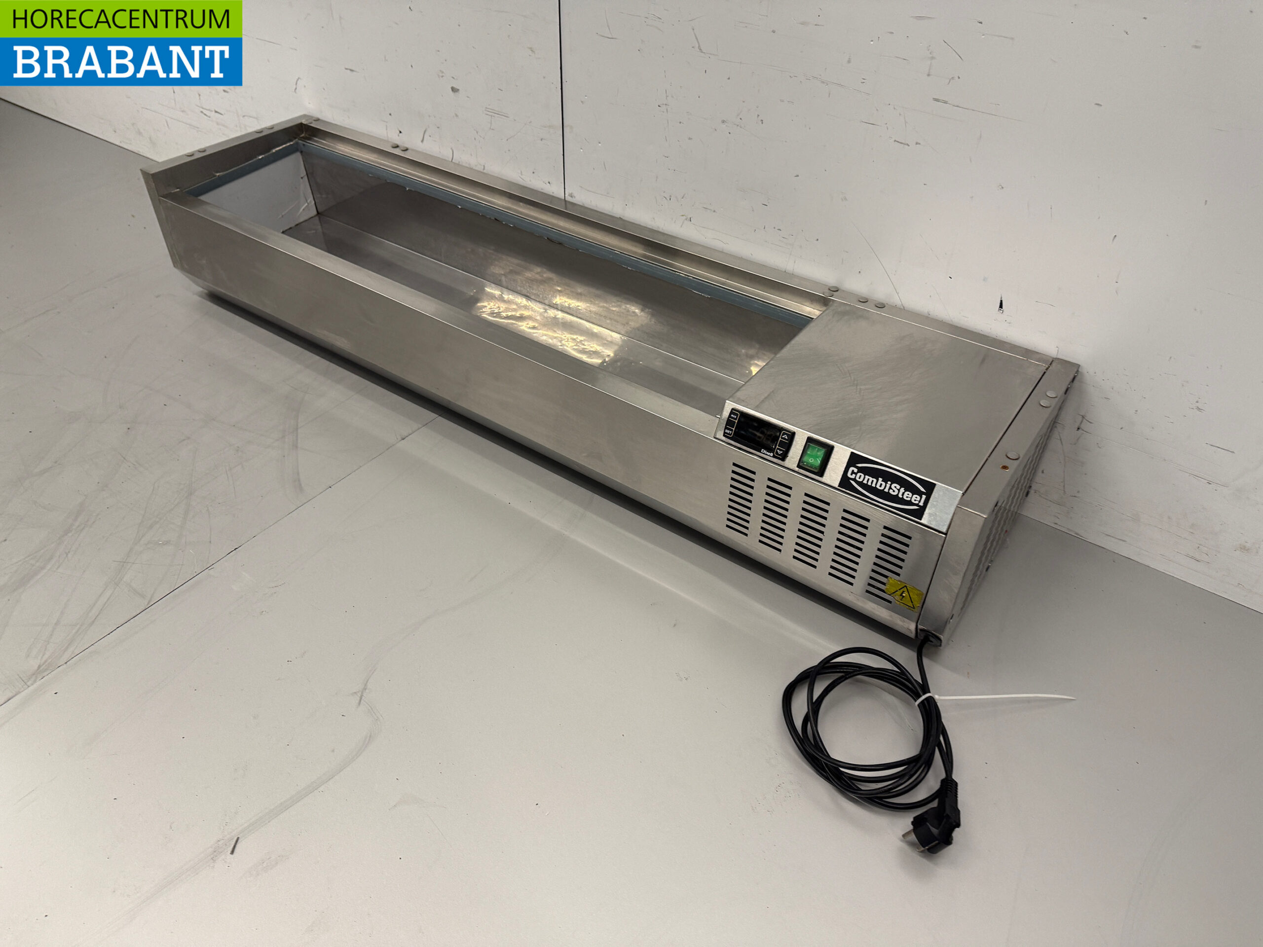 Stainless steel Combisteel Saladiere 6 x 1/4 GN 140 cm 230V Horeca - Image 2