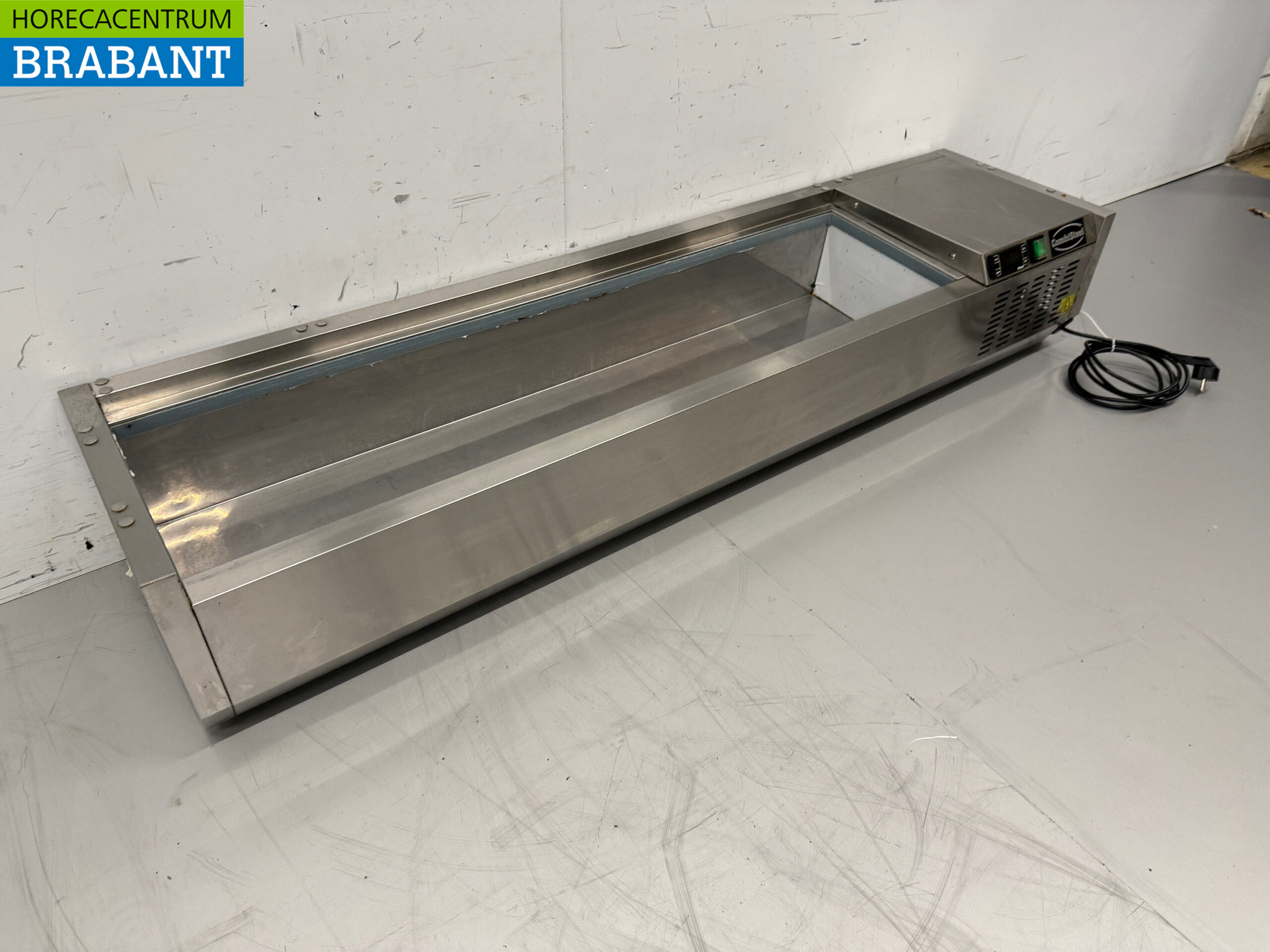 Stainless steel Combisteel Saladiere 6 x 1/4 GN 140 cm 230V Horeca - Image 3