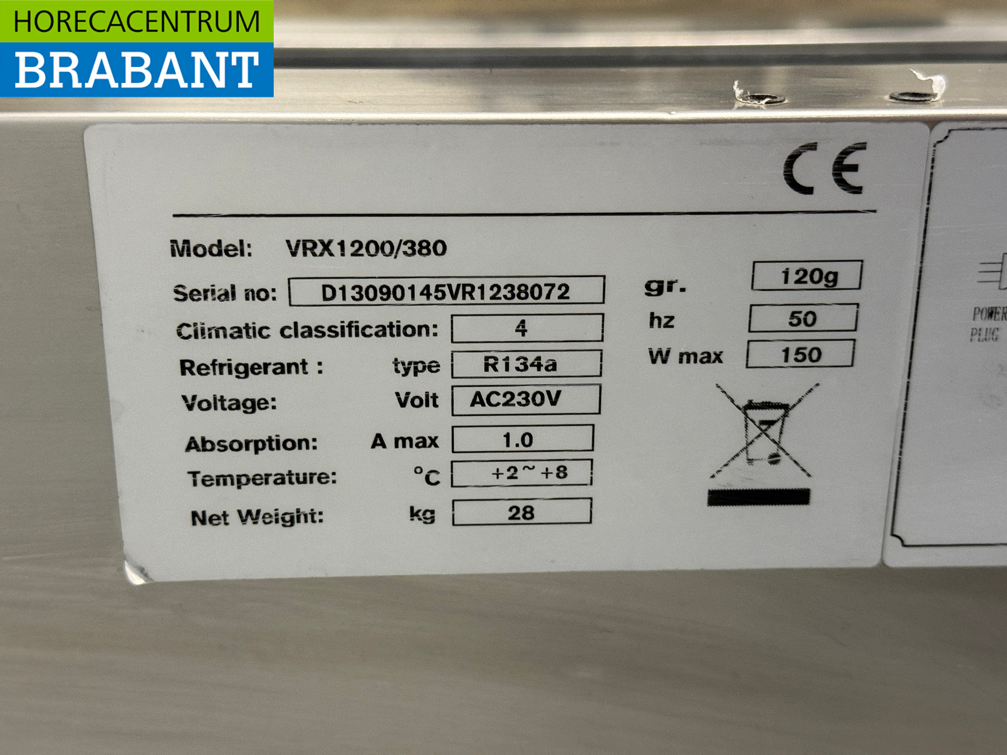 Stainless steel Pelican Saladiere 3 x 1/3 GN 1 x 1/2 GN 120 cm 230V Horeca - Image 4