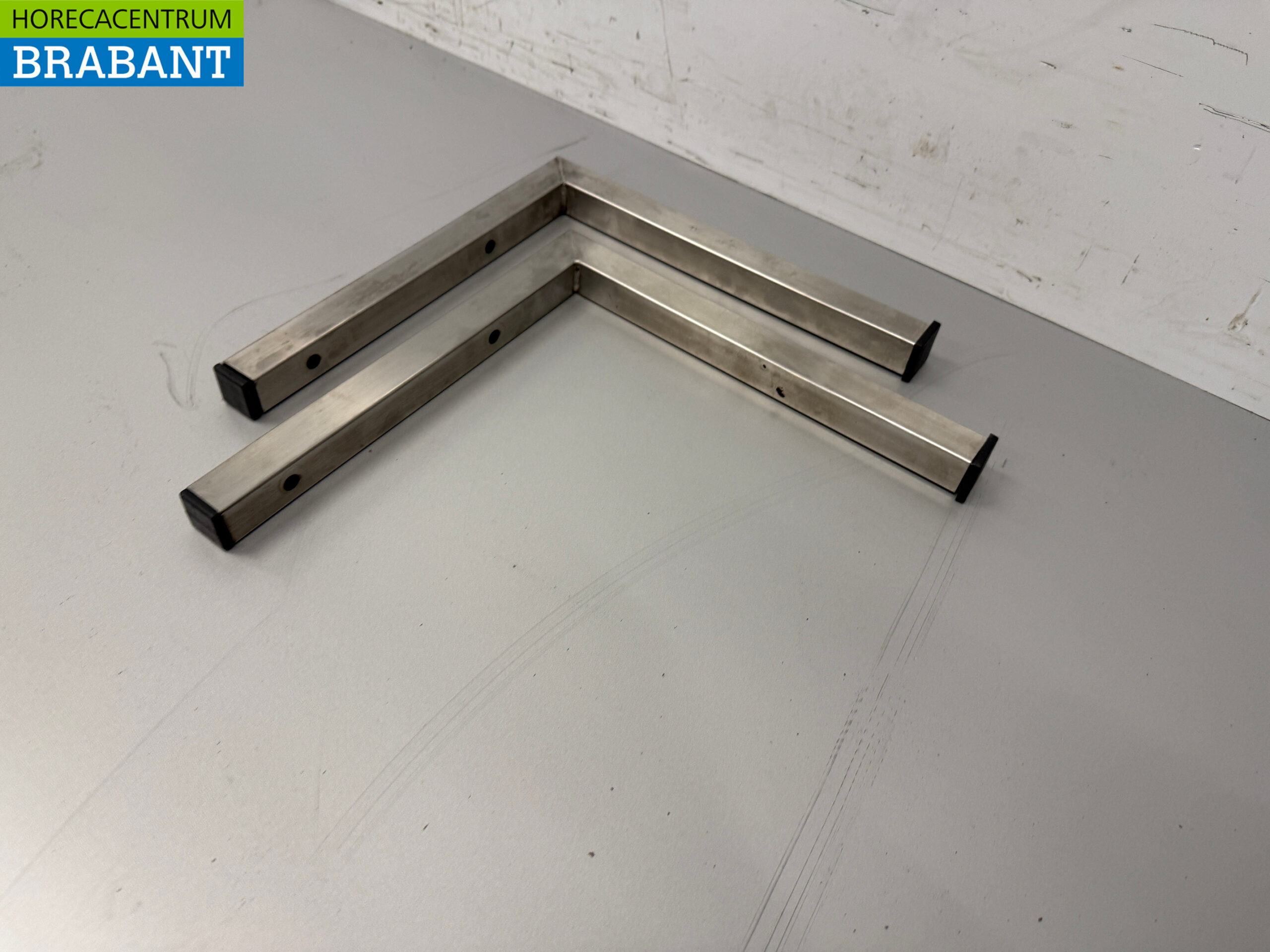 Stainless steel Wall Brackets 30 x 30 cm Hospitality - Image 2
