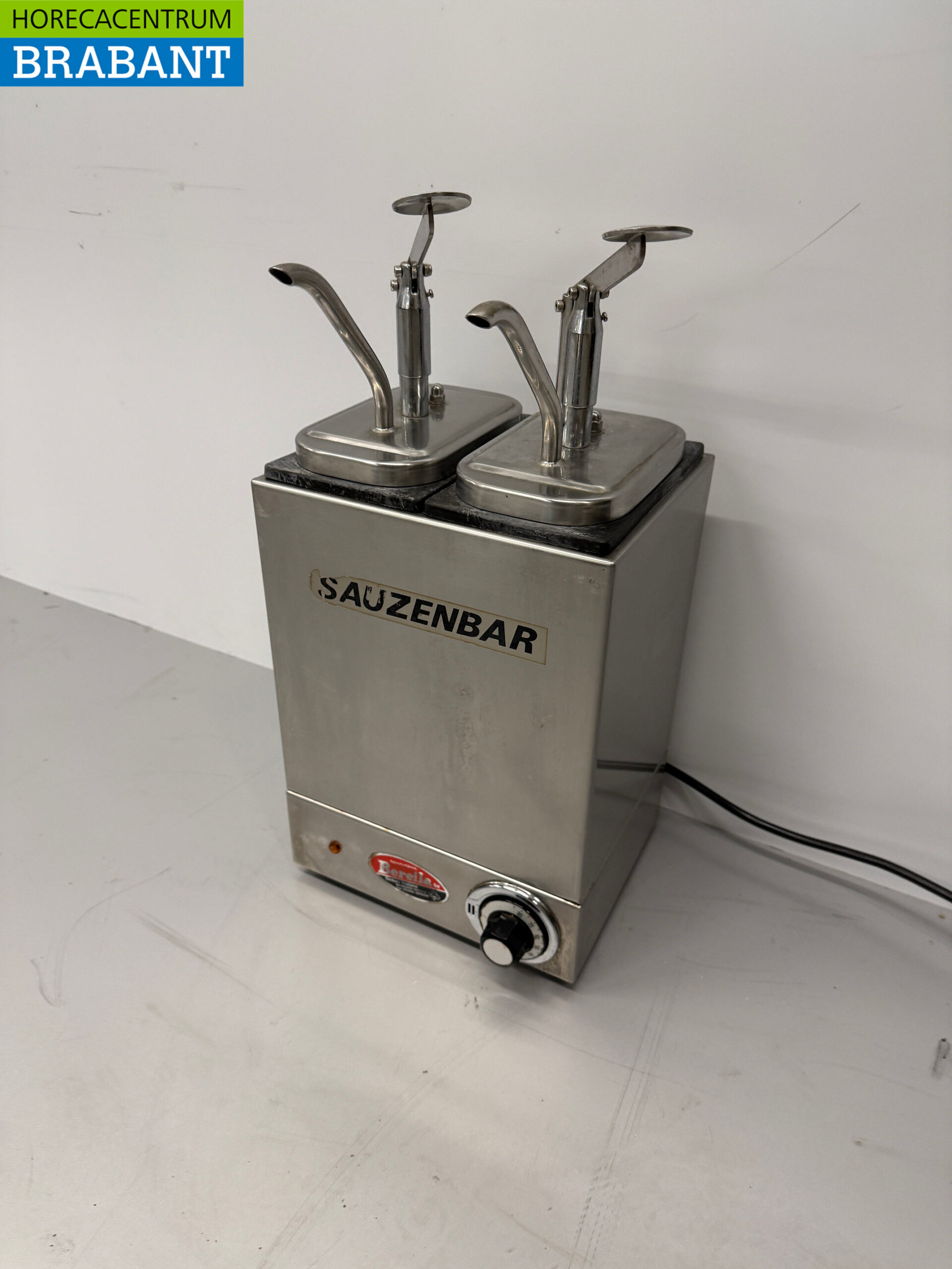 Stainless steel Bereila Double Sauce Bar Heated 230V Catering - Image 2