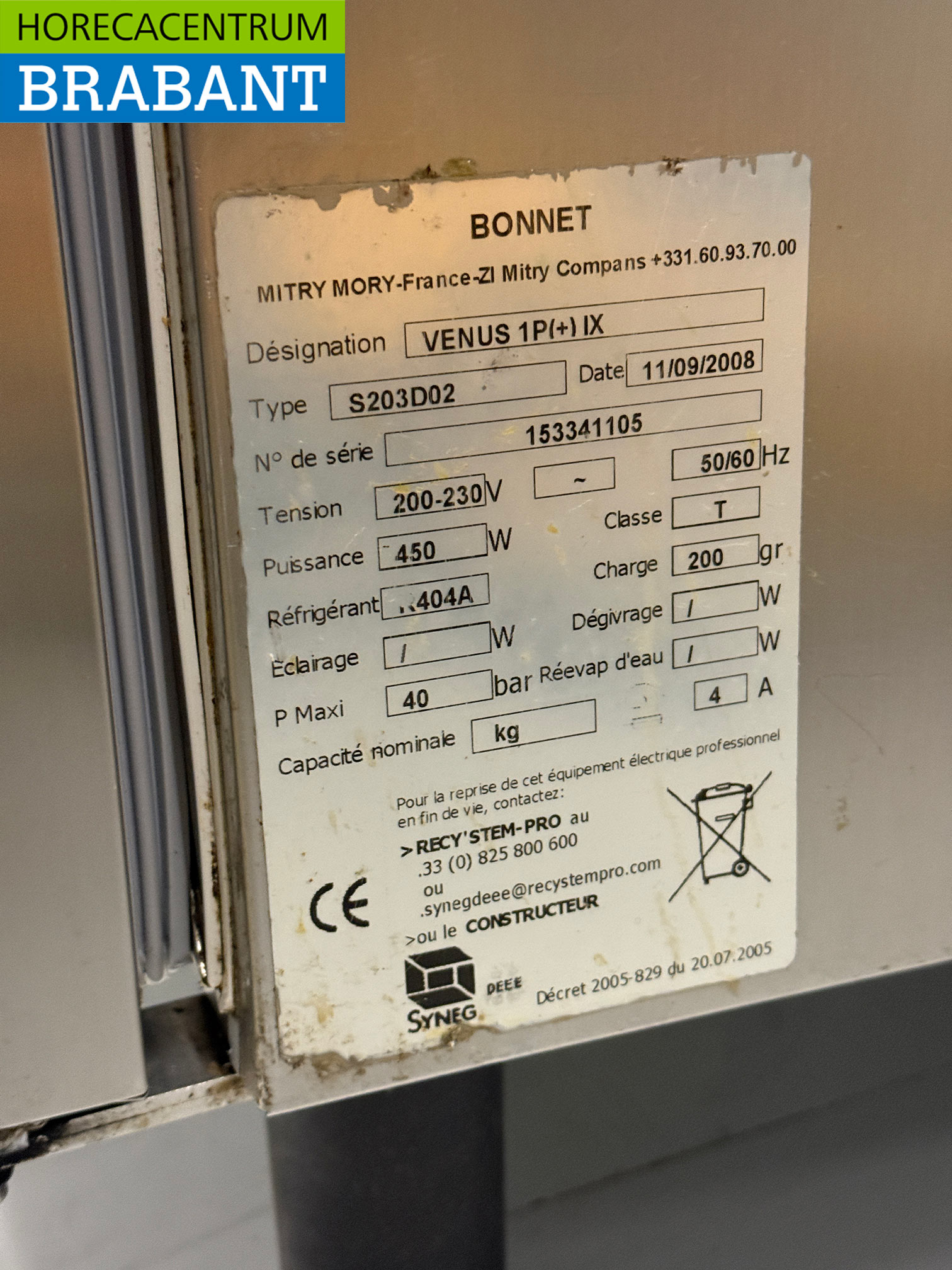 Stainless steel Bonnet Refrigeration 600 liters 230V Catering - Image 5
