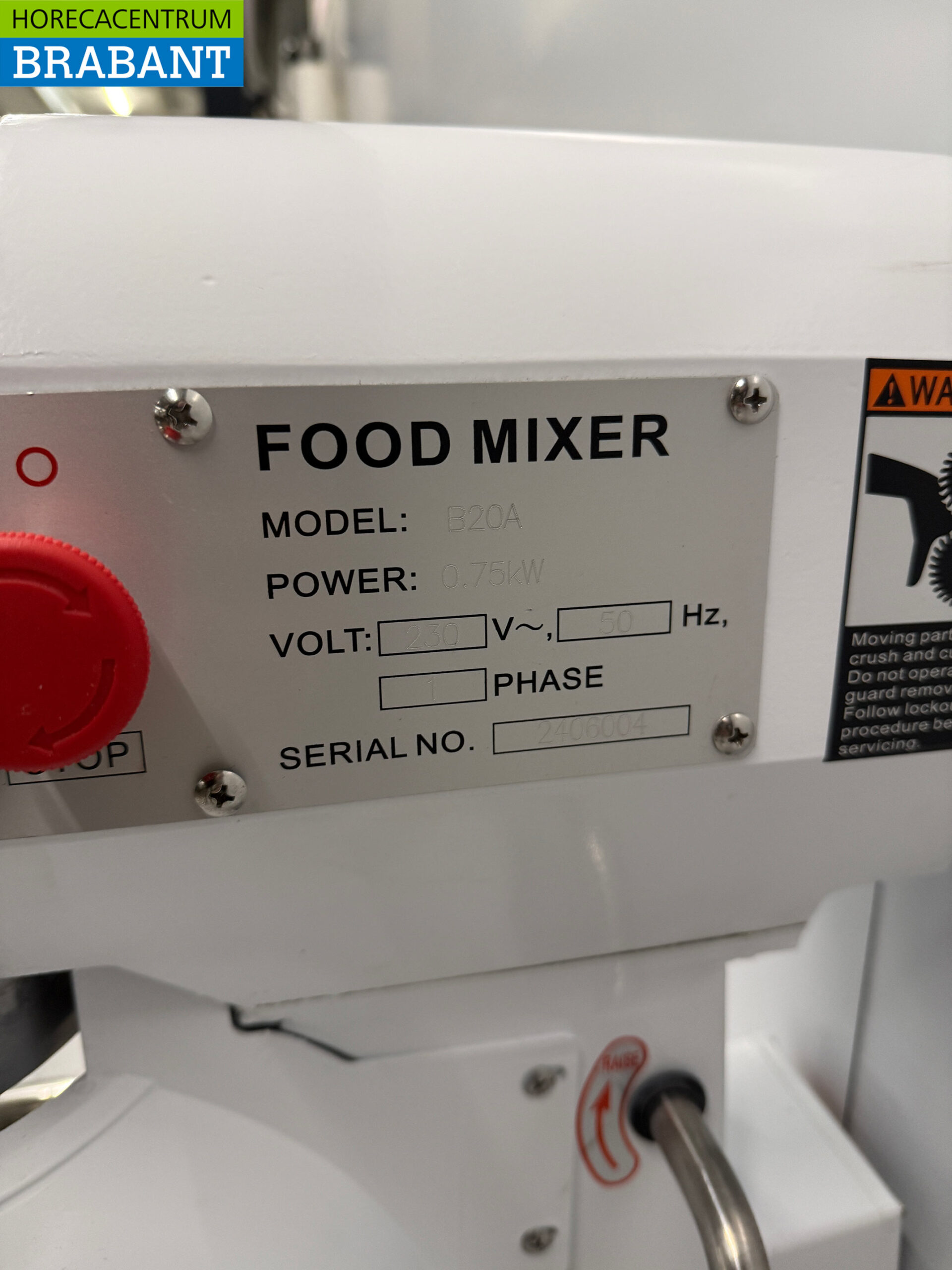 RVS HCB Planet Mixer Mixer RVS tub 20 liter 230V Bakery Catering - Image 4