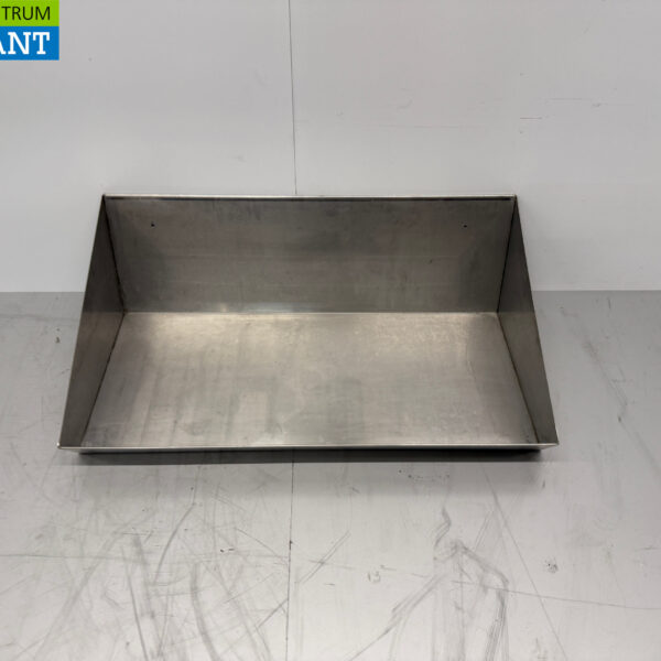 Stainless steel French fries serving tray 91 cm Catering Cafeteria