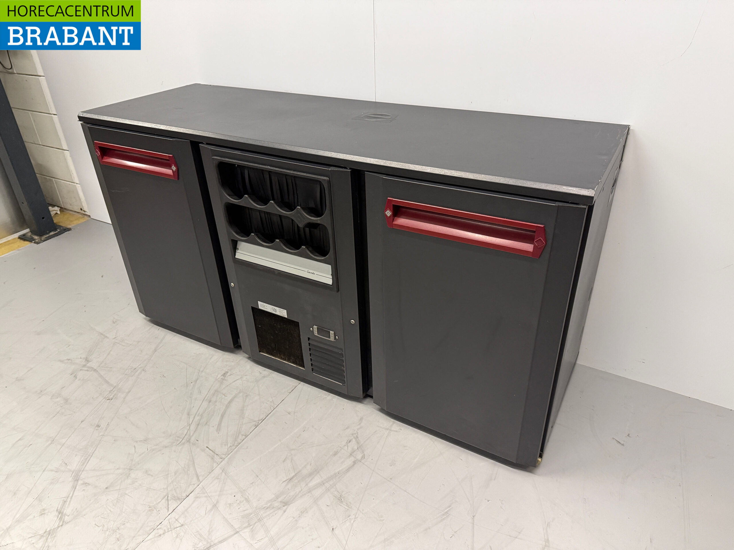 Gamko Bar fridge with bottle nest and 2 doors 167 cm 230V Catering - Image 2