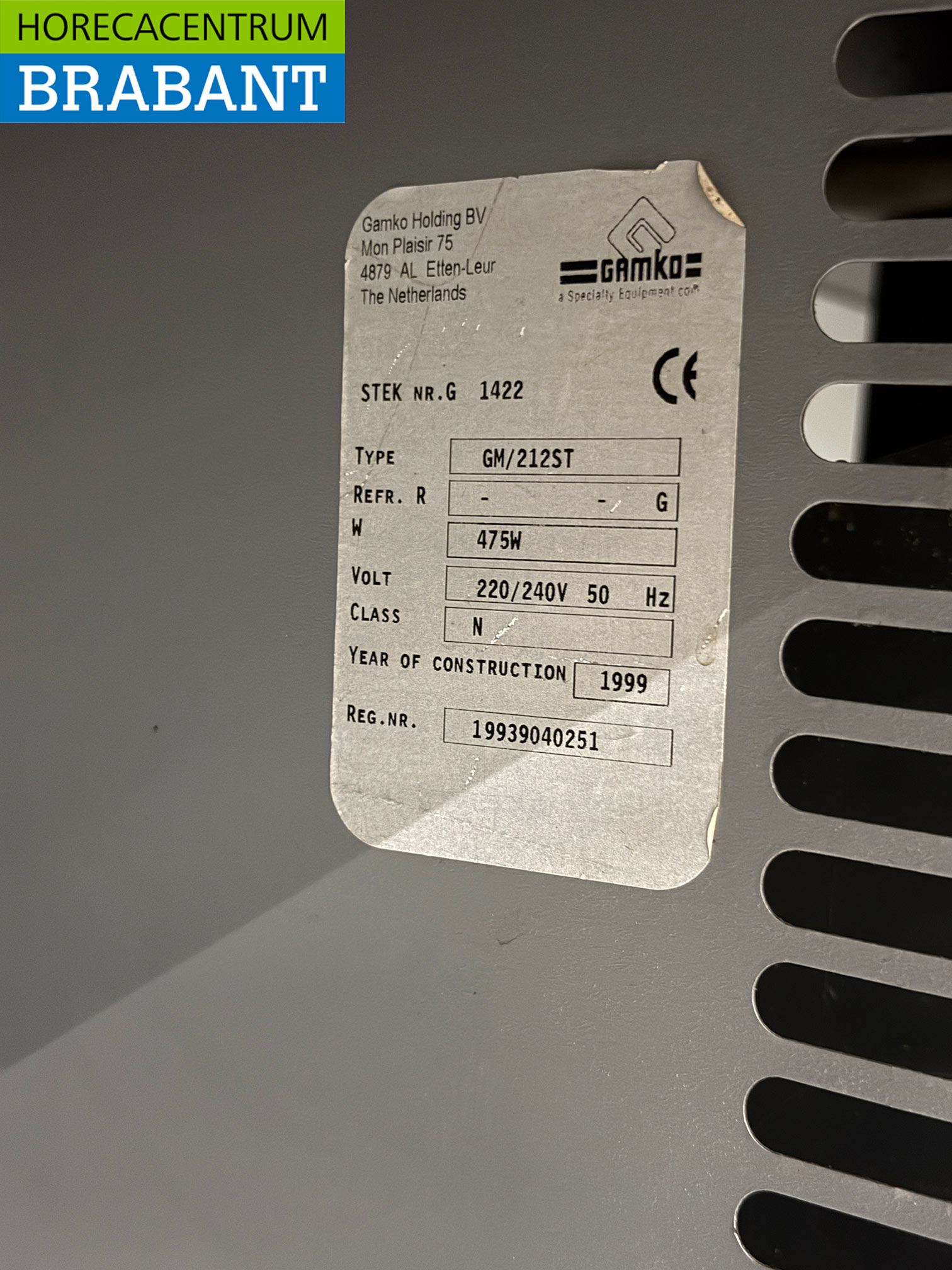 Gamko Bar fridge with bottle nest and 2 doors 167 cm 230V Catering - Image 5