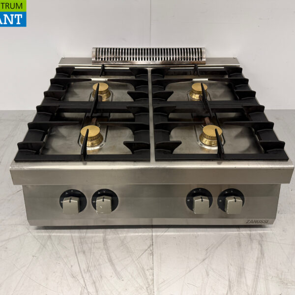 Stainless steel Zanussi 4 Burner Oven Stove 80 cm GAS Catering