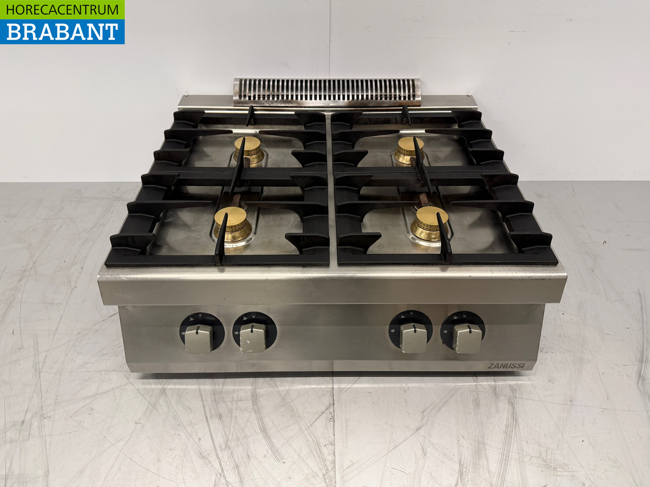 Stainless steel Zanussi 4 Burner Oven Stove 80 cm GAS Catering