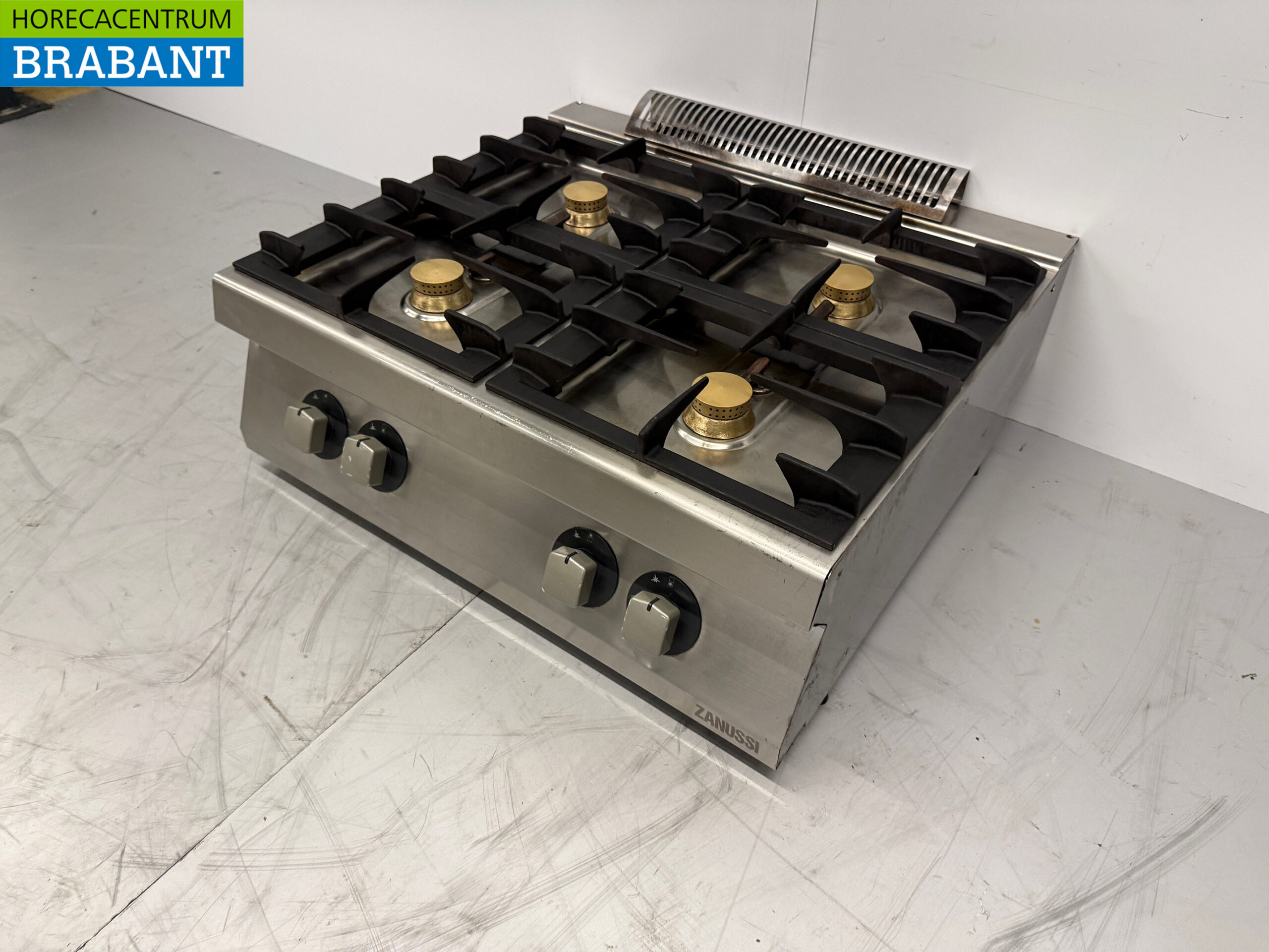 Stainless steel Zanussi 4 Burner Oven Stove 80 cm GAS Catering - Image 2