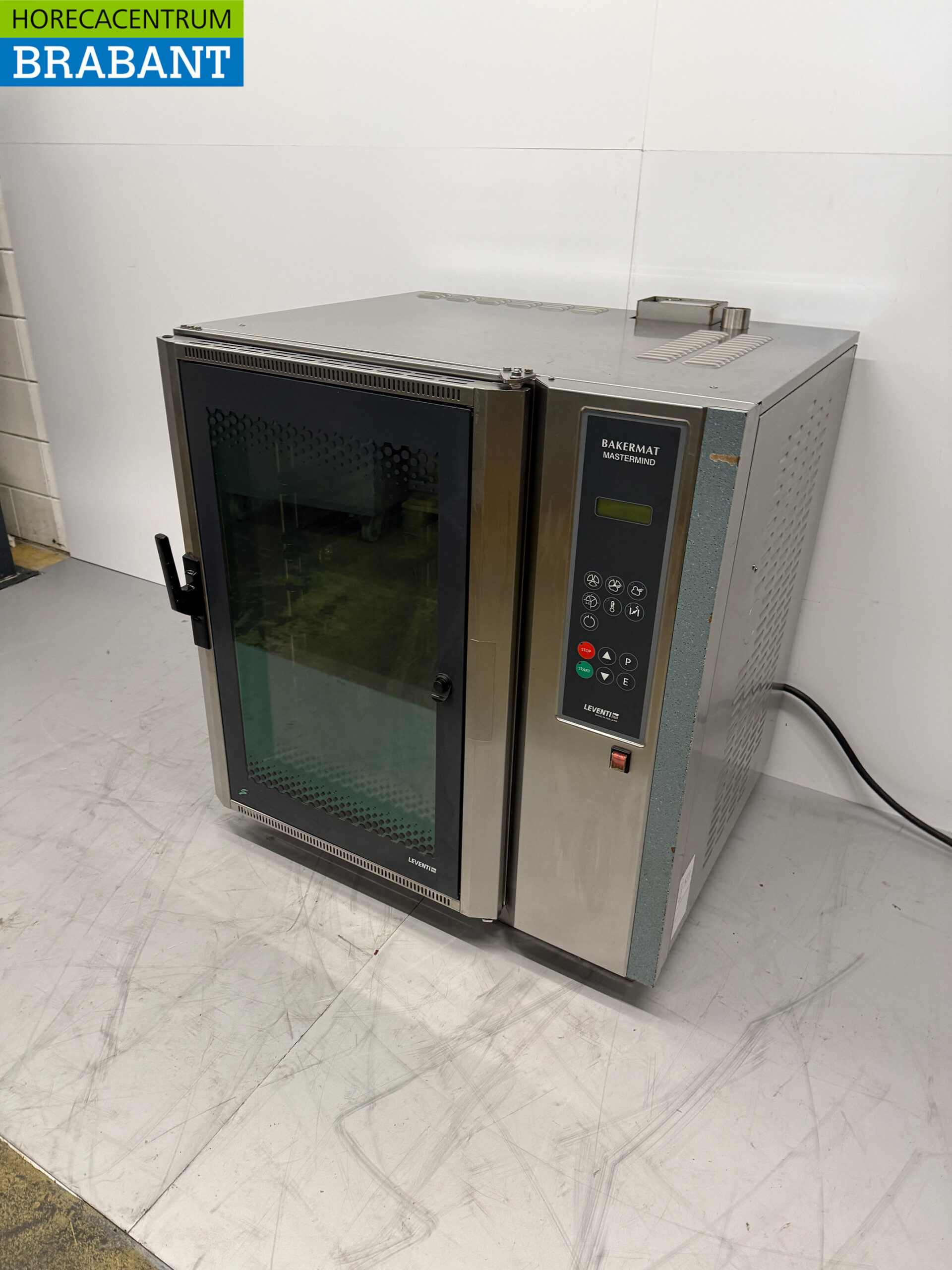 Stainless steel Leventi Hot air oven with moisture injection 12 x 60/40 cm 400V Horeca - Image 2