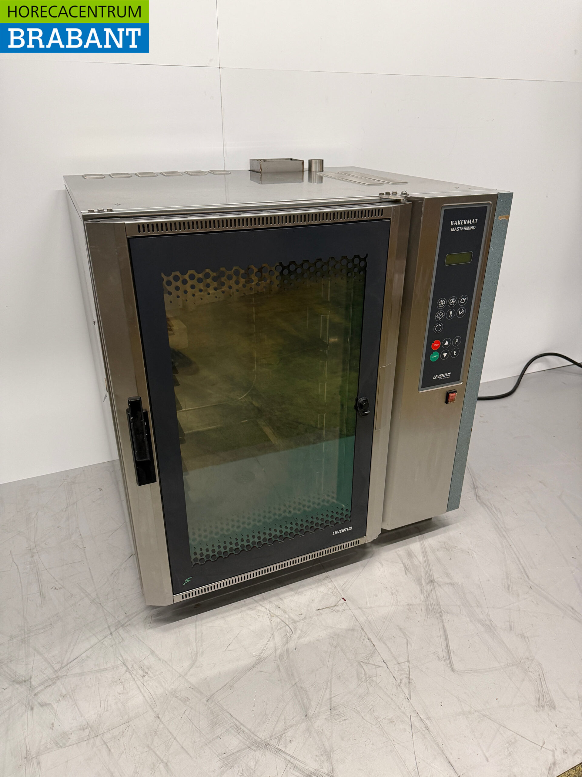 Stainless steel Leventi Hot air oven with moisture injection 12 x 60/40 cm 400V Horeca - Image 3