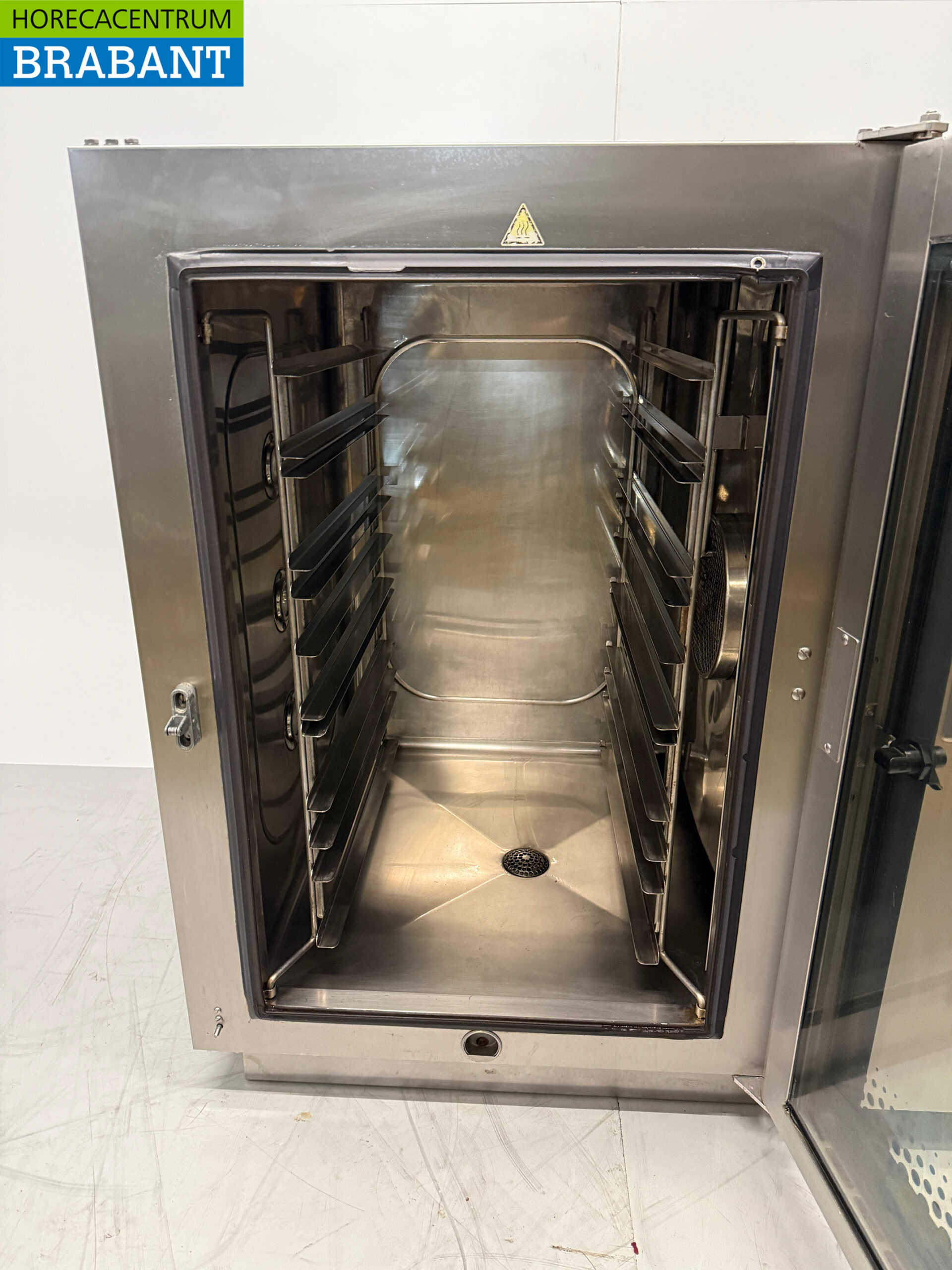 Stainless steel Leventi Hot air oven with moisture injection 12 x 60/40 cm 400V Horeca - Image 5