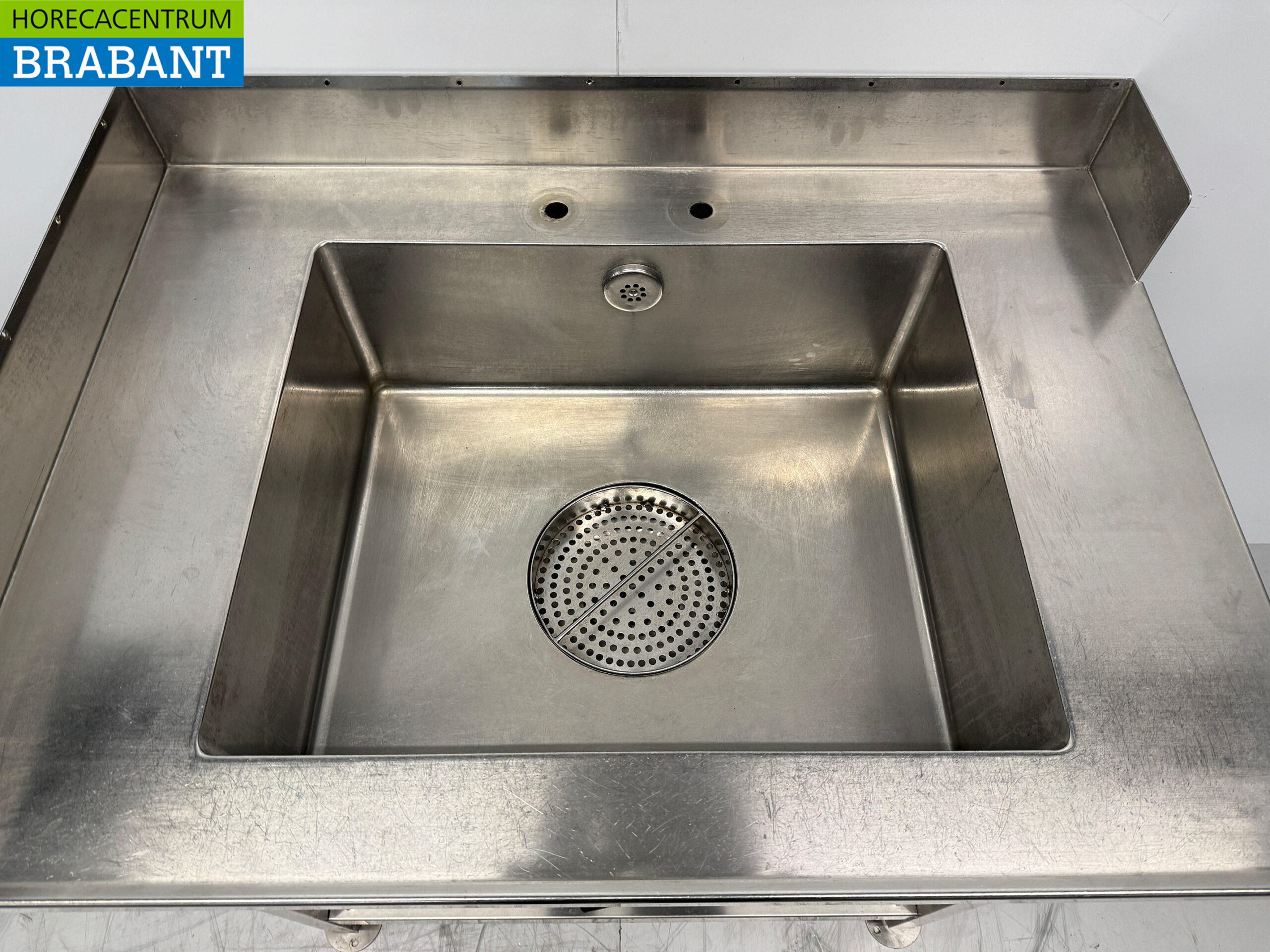 Stainless steel Sink Table Sink 100 x 72.5 x 90 cm Catering - Image 4