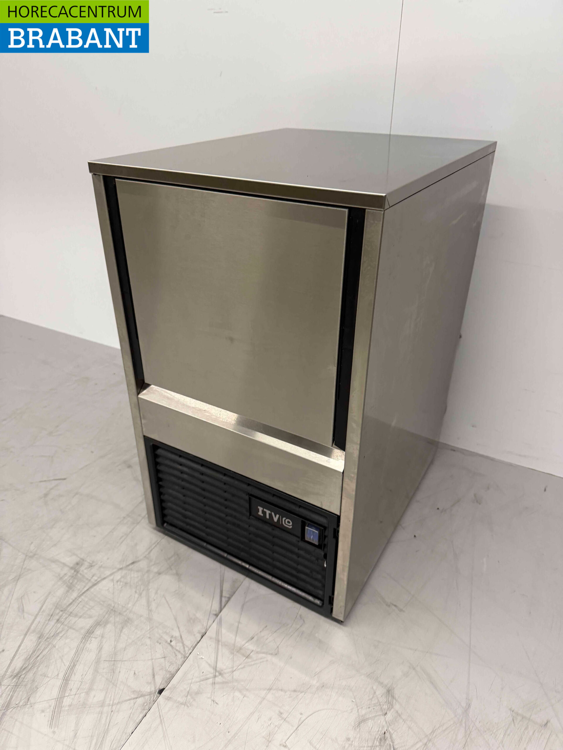 Stainless steel ITV Ice cube machine 21 kg/24h bunker 6 kilos 230V Horeca - Image 2