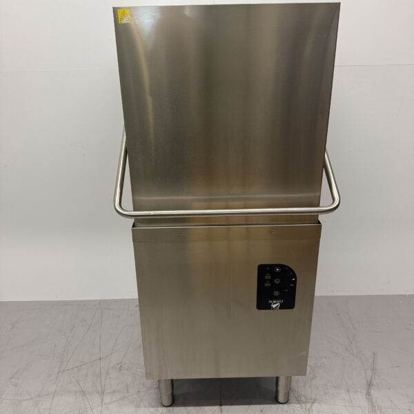 Stainless steel Sistema Project Slide-through dishwasher 400V Catering