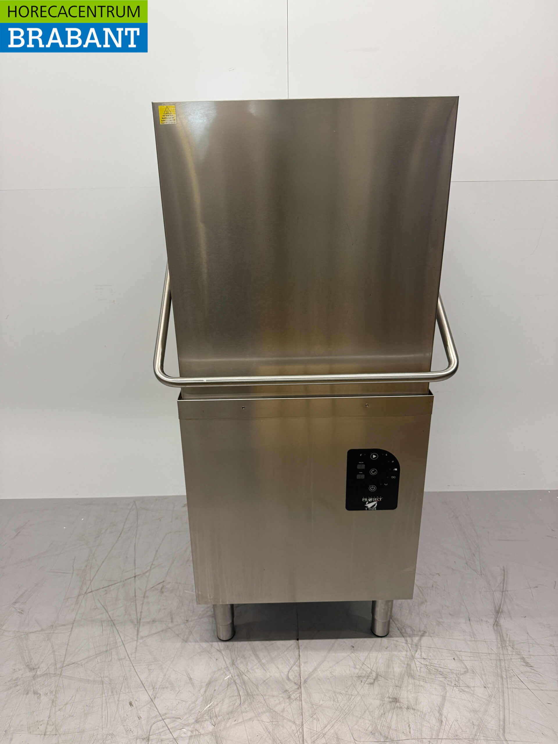 Stainless steel Sistema Project Slide-through dishwasher 400V Catering