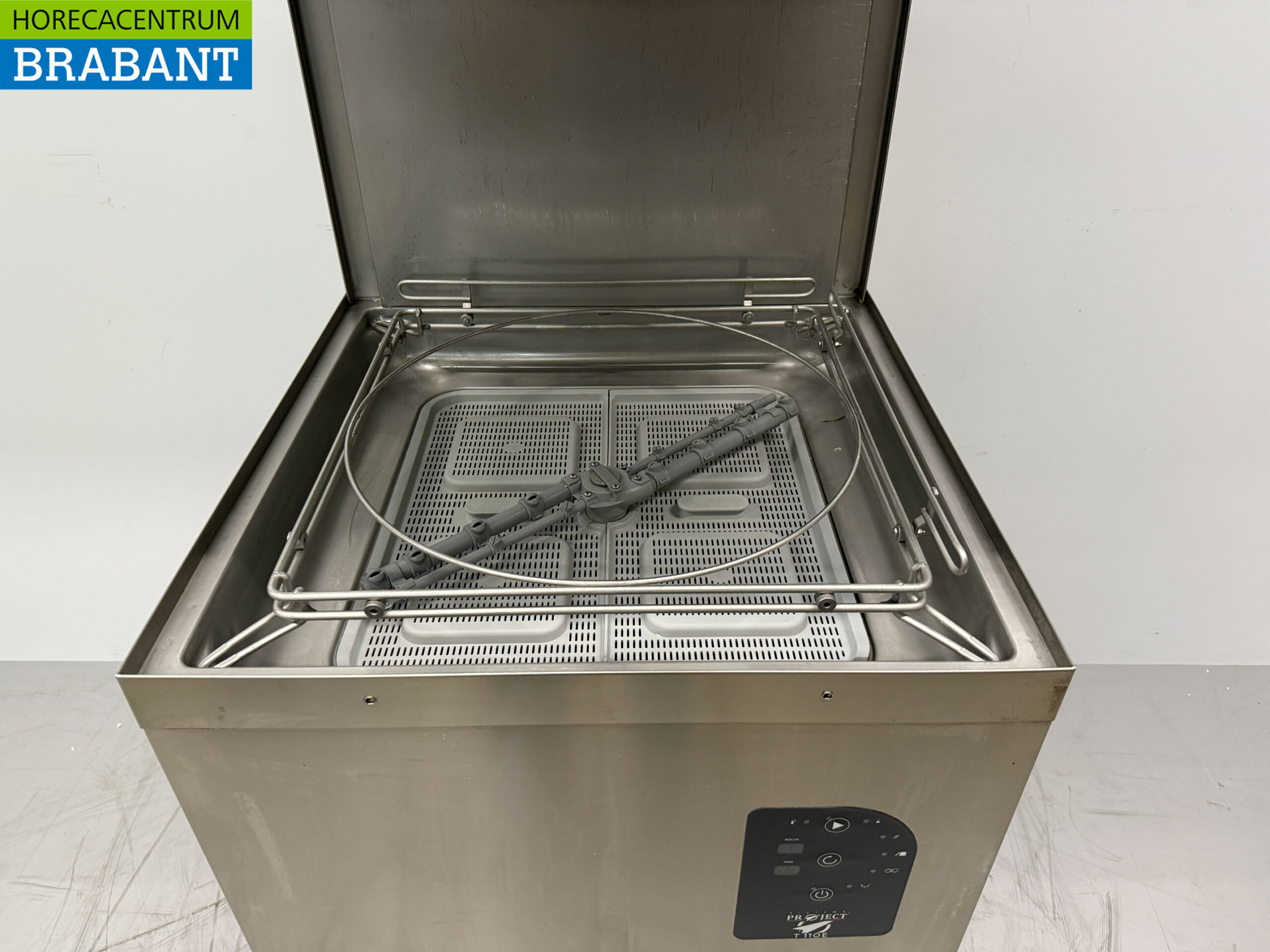 Stainless steel Sistema Project Slide-through dishwasher 400V Catering - Image 5