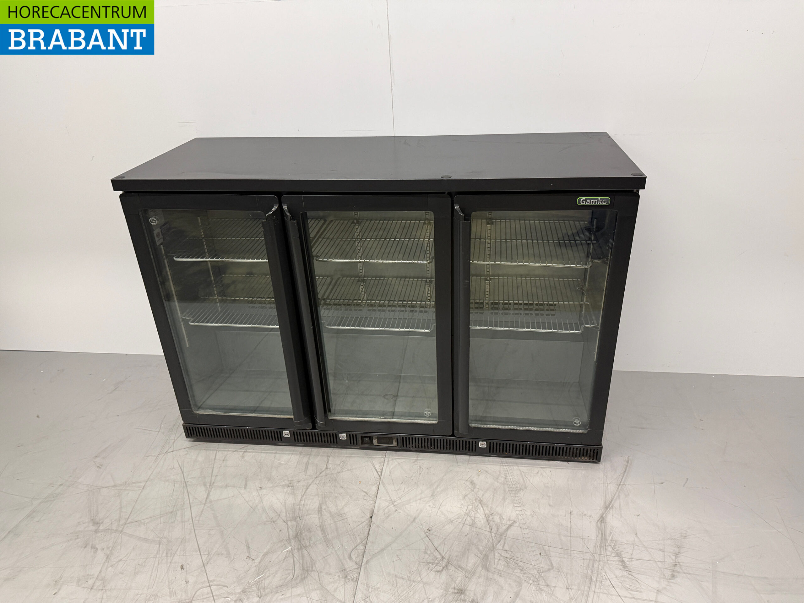 Gamko Bar Cooler 3 Glass Folding Doors 135 cm 230V Catering