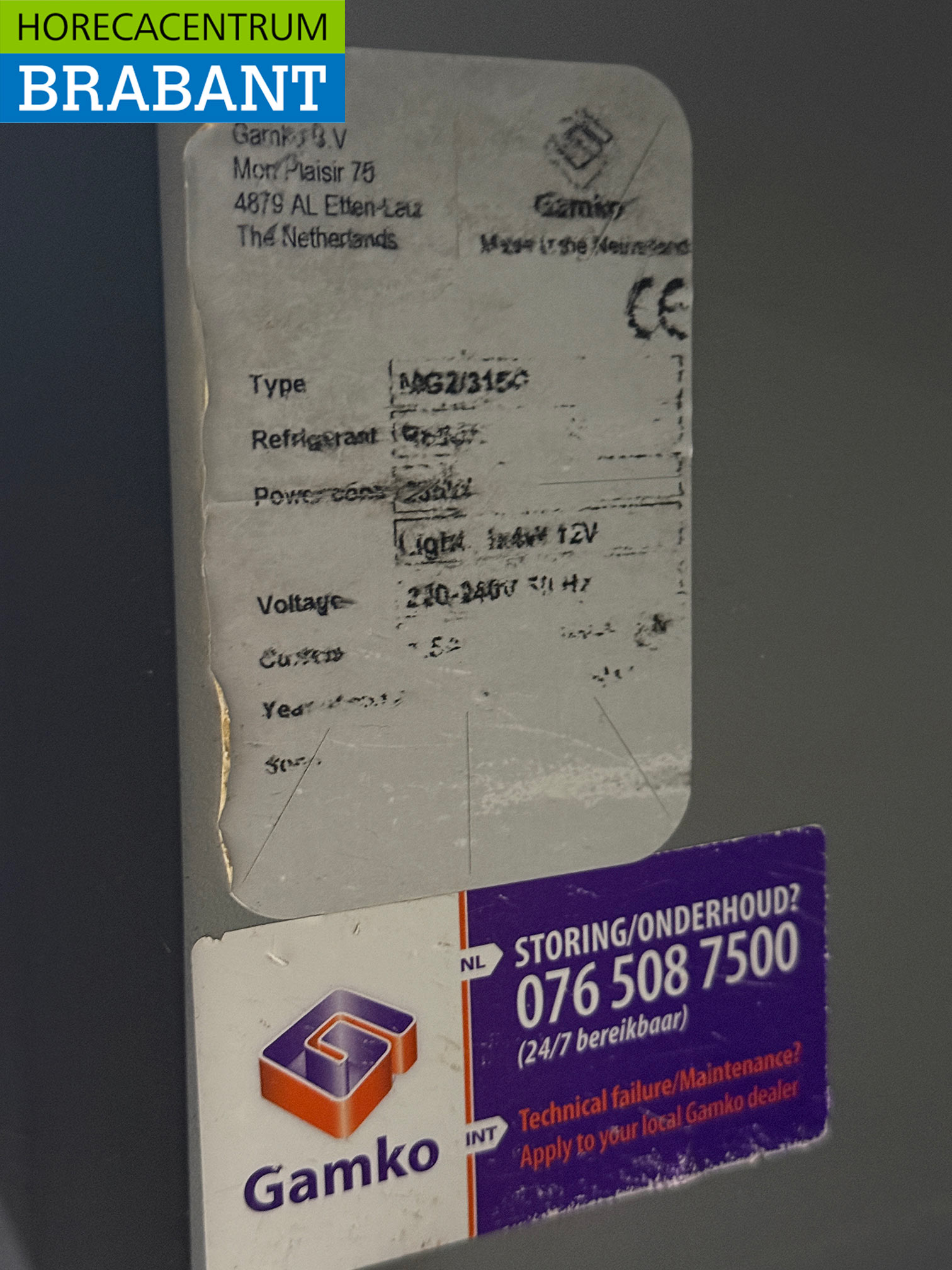 Gamko Bar Cooler 3 Glass Folding Doors 135 cm 230V Catering - Image 5