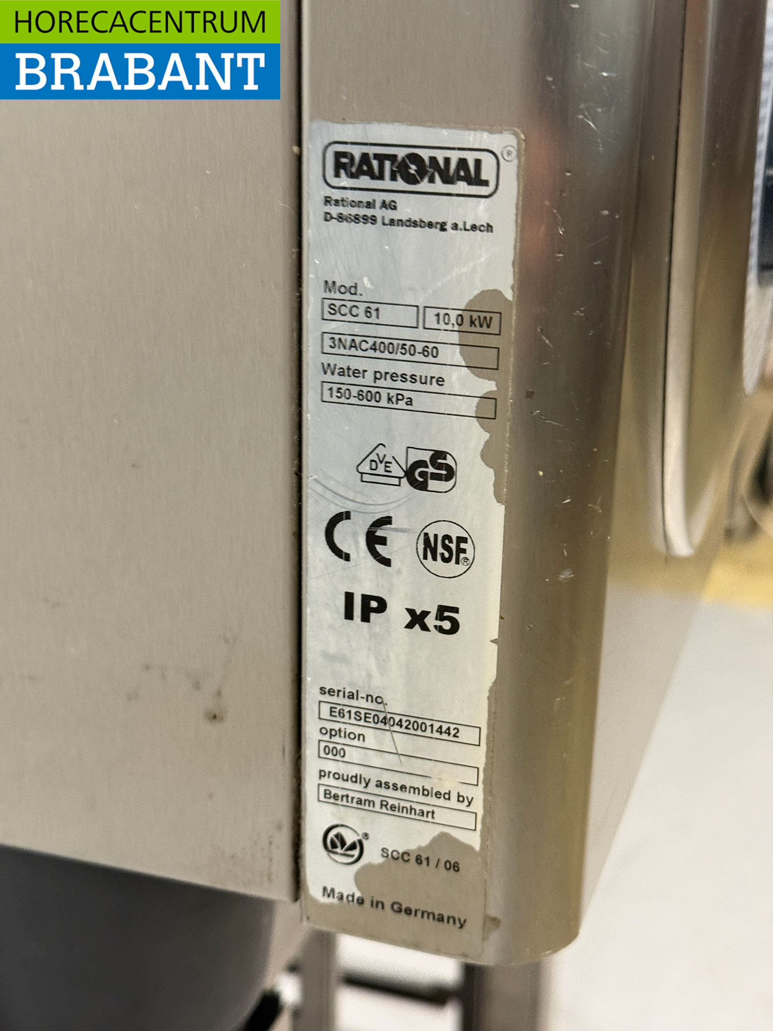 Stainless steel Rational SCC 61 SelfCookingCenter 6 x 1/1 GN Combisteamer 400V Horeca - Image 8