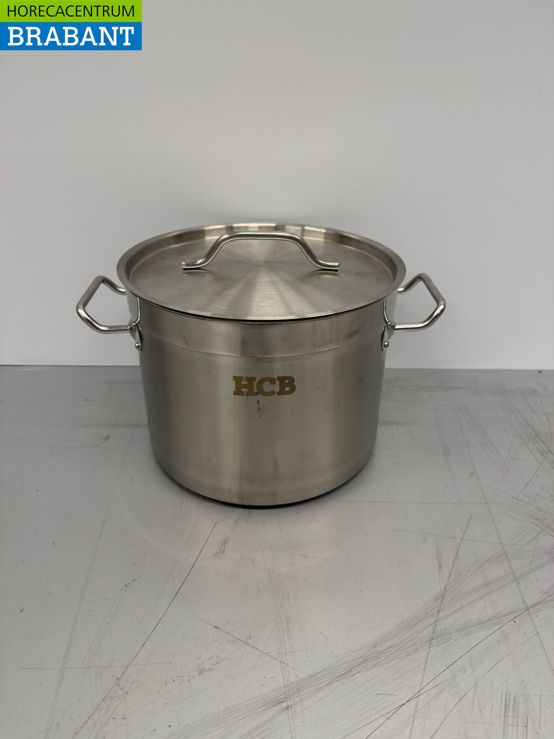 Stainless steel HCB Cooking Pot Soup Pan 25 x 19 cm 9 liter Catering