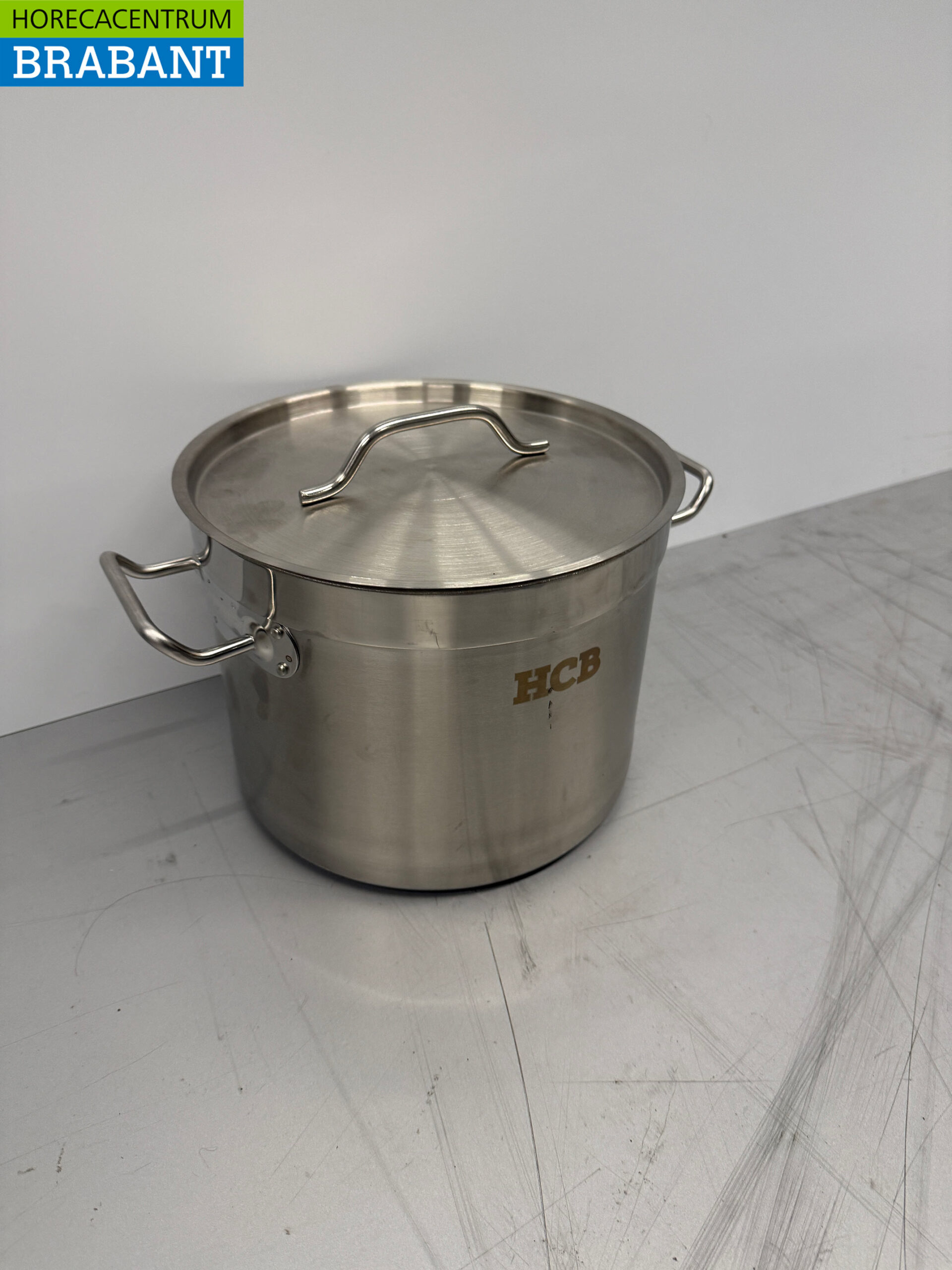 Stainless steel HCB Cooking Pot Soup Pan 25 x 19 cm 9 liter Catering - Image 3