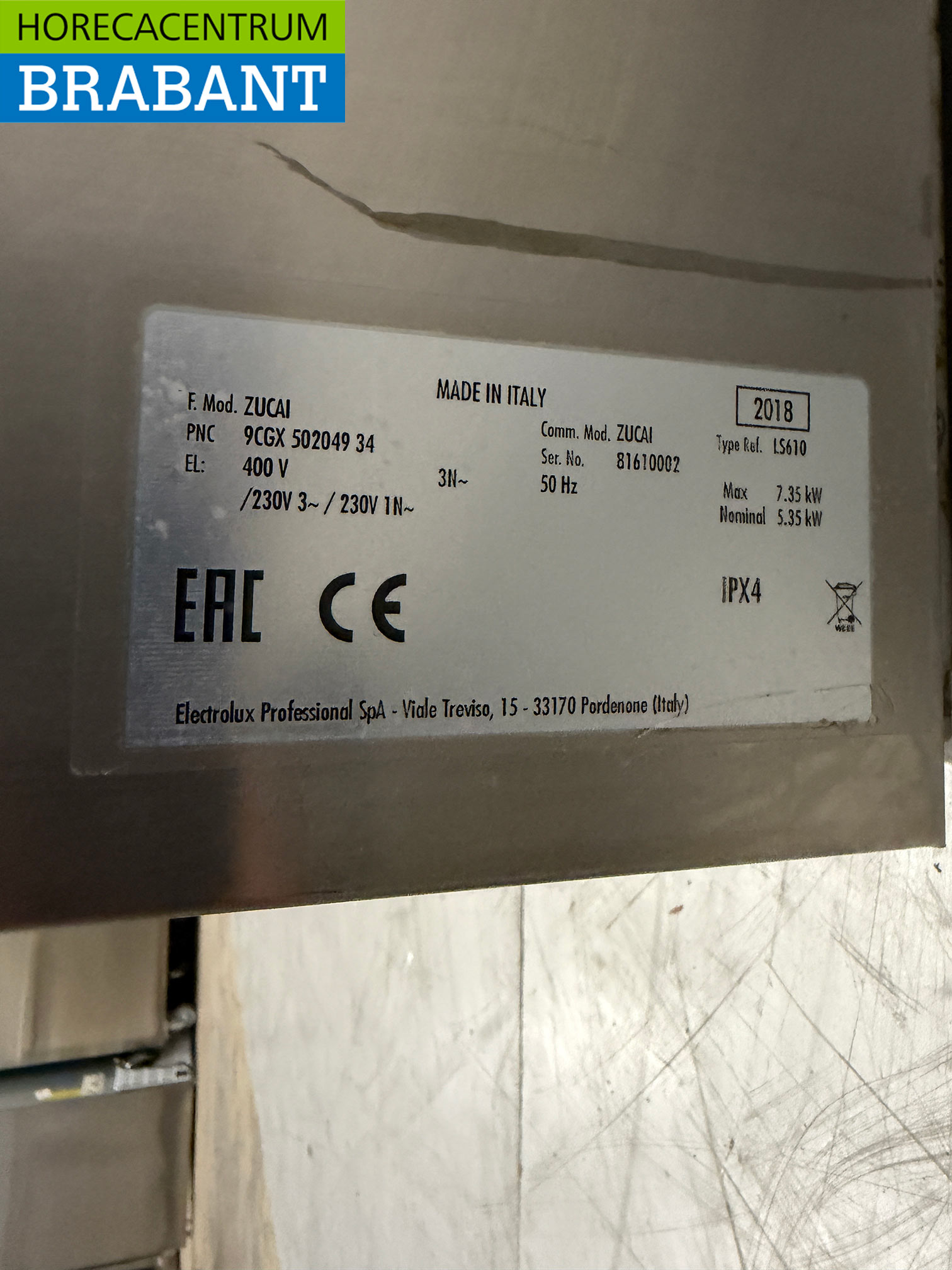 Stainless steel Zanussi Dishwasher 230V Catering - Image 6