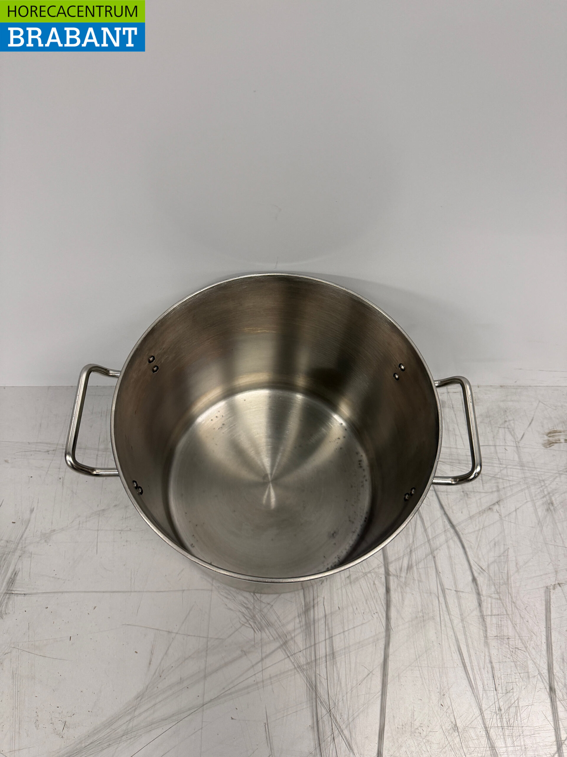 Stainless steel Soup Pan Cooking Pan Induction 26 x 26 cm 12 liter Catering - Image 4
