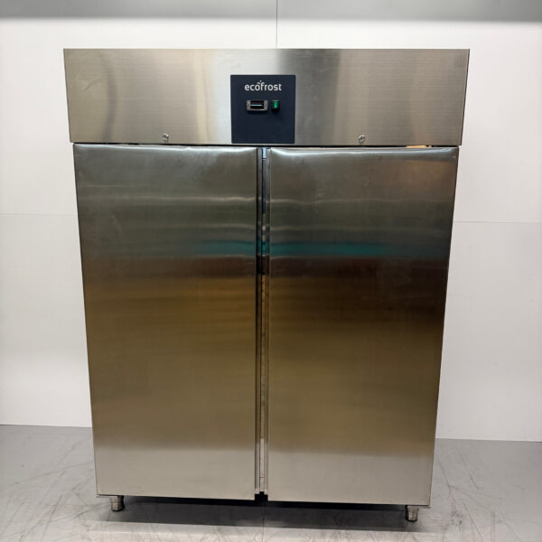 Stainless steel Ecofrost Double Door Refrigerator 1410 liters 230V Catering