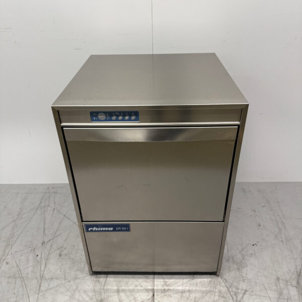 Stainless steel Rhima Dishwasher with drain pump 400V Catering