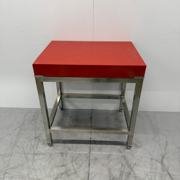 Stainless steel Polyethylene PE chopping block Premium-line 80 x 60 cm Catering Butchery