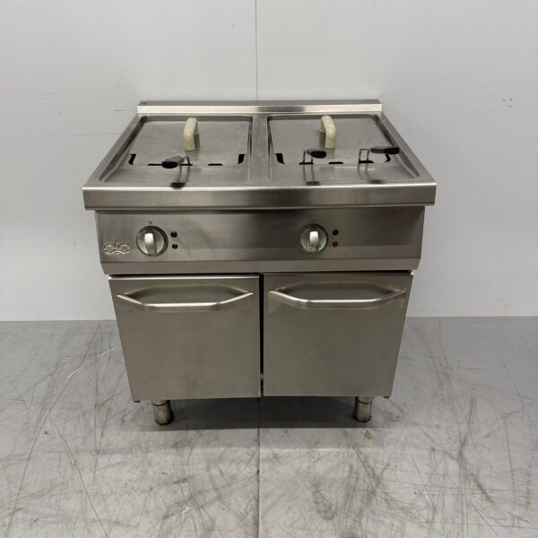 Stainless steel Ata Double Fryer 2 x 15 liters 400V Catering