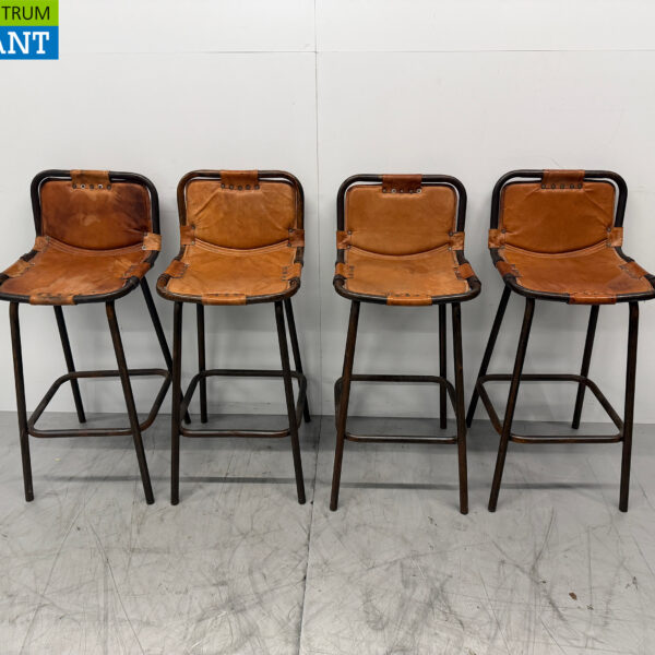 Metal Industrial Barstool Stool Leather Hospitality