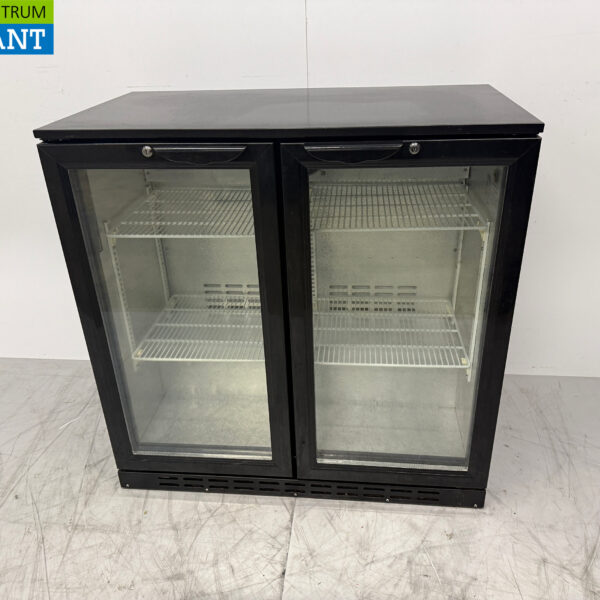 Cold Equip Bar Refrigerator 2 Glass Folding Doors 90,5 cm 230V Catering