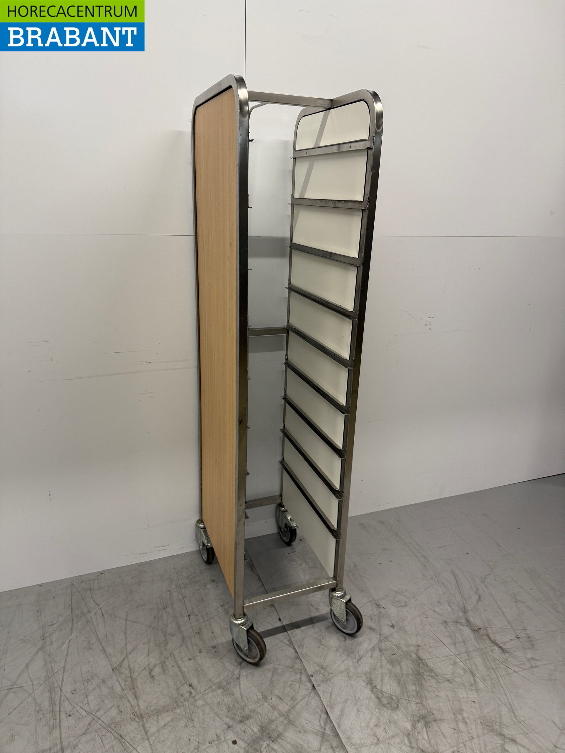 Stainless steel Regal trolley 9 x 1/1 GN 171,6 cm Horeca - Image 3