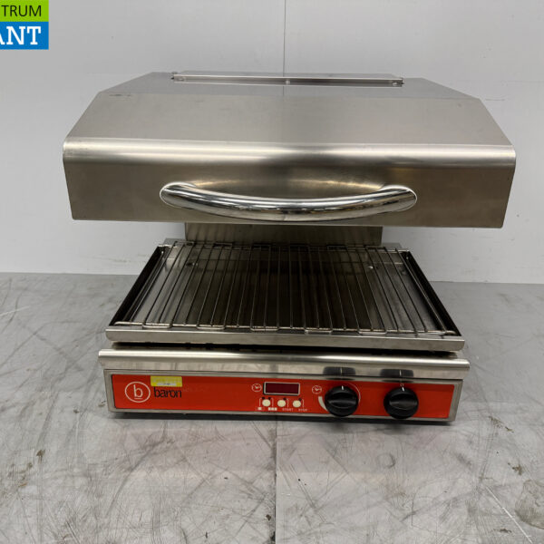 Stainless steel Baron Ceramic Salamander 57 cm 4.5 kW 400V Horeca