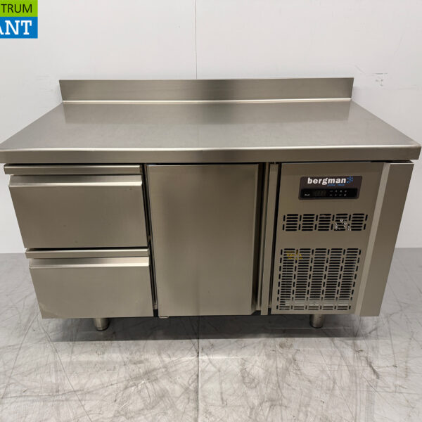 Stainless steel Coreco Premium freezer workbench 2 drawers and 1 door 1/1 gastronorm 134,5 cm Horeca