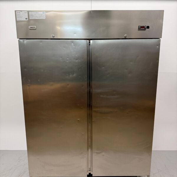 Stainless steel Zanussi Double Door Freezer 1300 liters 230V Horeca